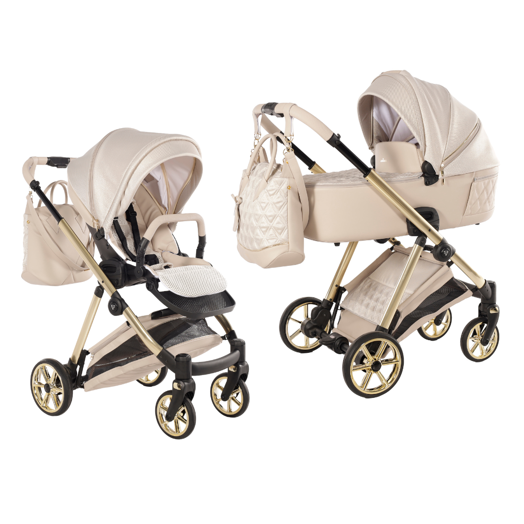 JUNAMA Kombikinderwagen Ellegante Lamé