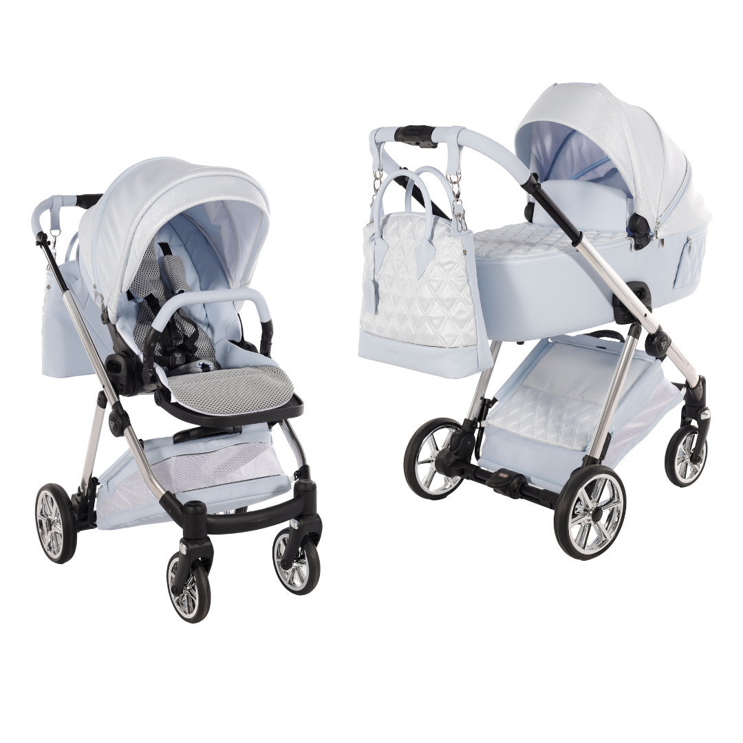 JUNAMA Kombikinderwagen Ellegante Lamé