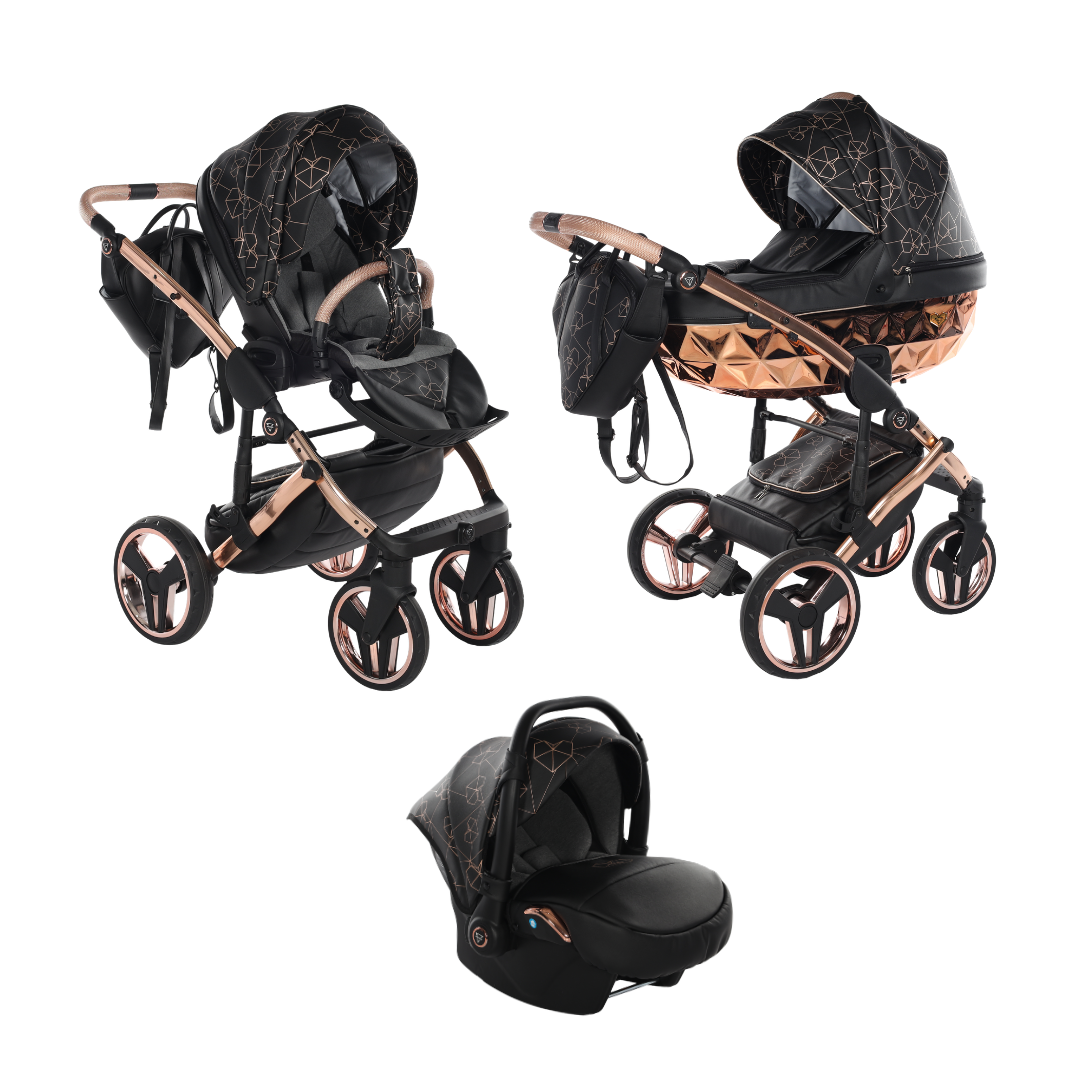 JUNAMA Kombikinderwagen Diamond Heart