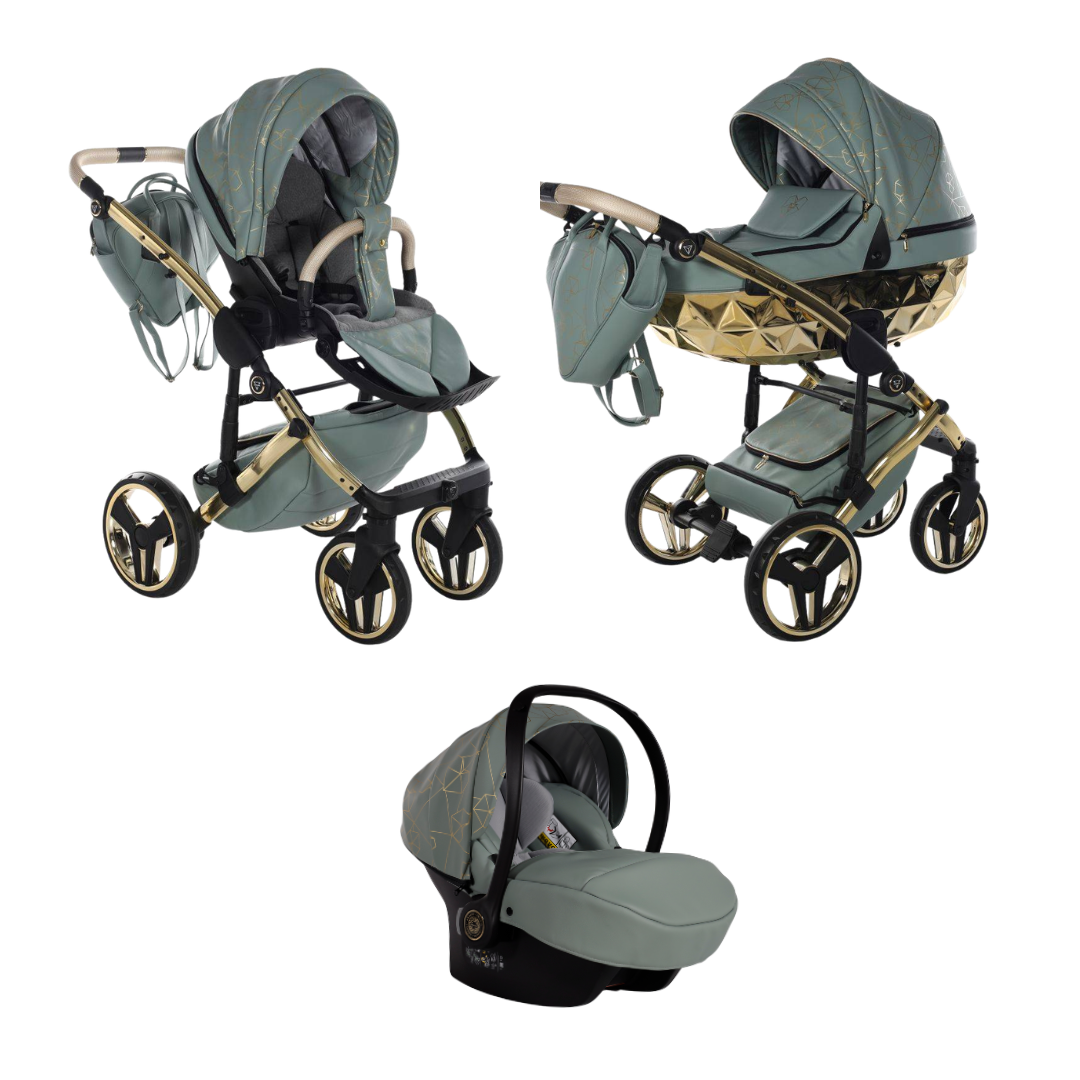 JUNAMA Kombikinderwagen Diamond Heart