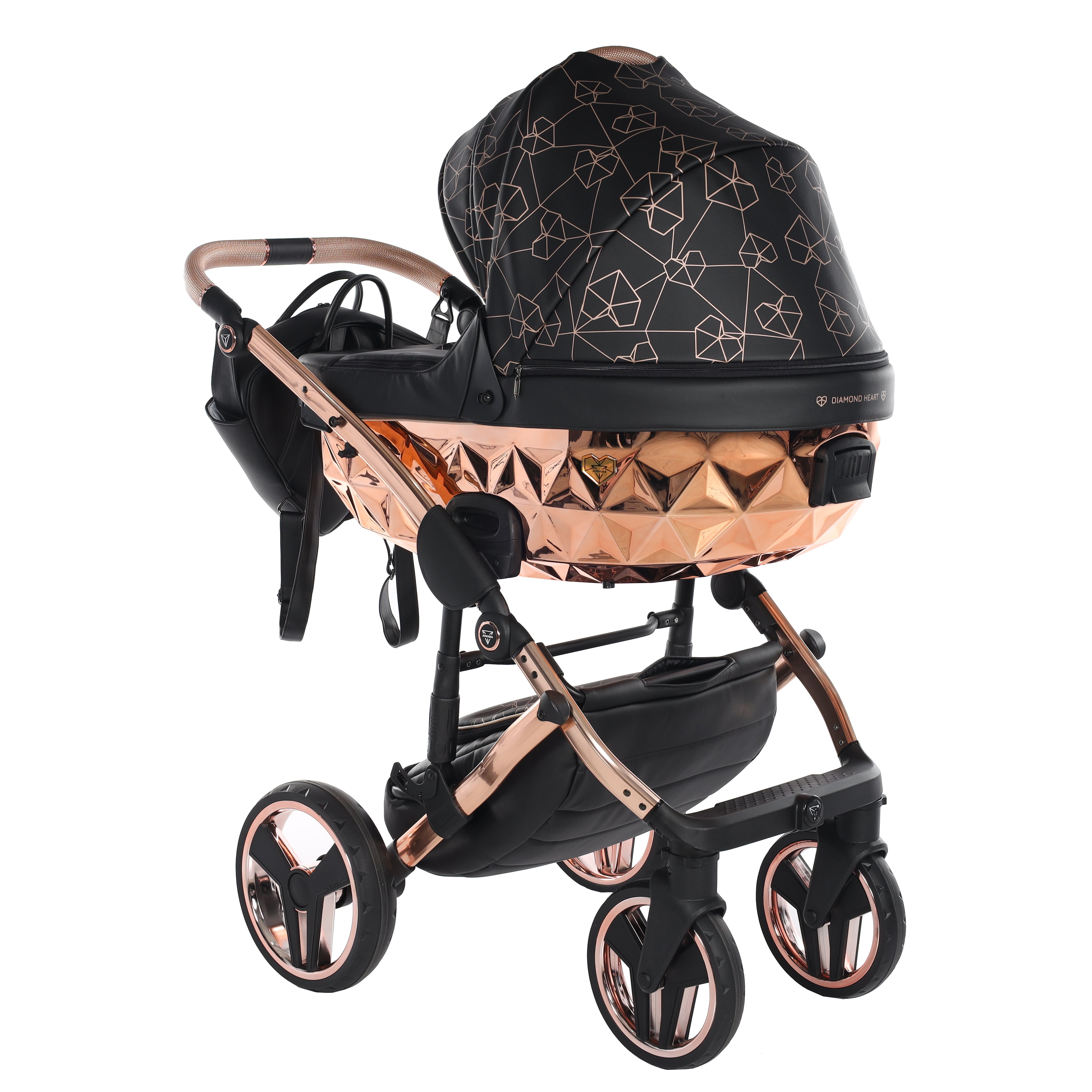 JUNAMA Kombikinderwagen Diamond Heart