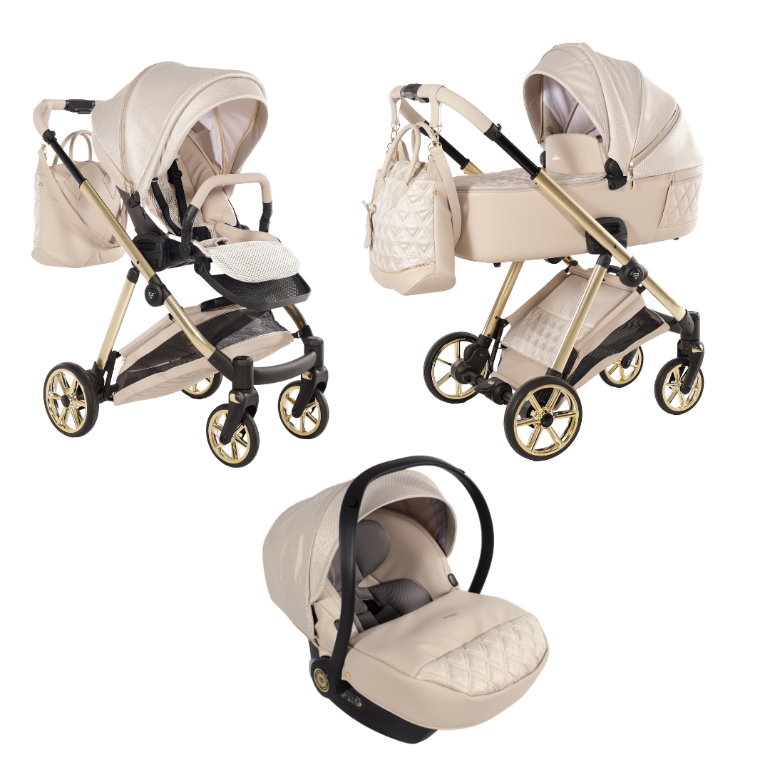 JUNAMA Kombikinderwagen Ellegante Lamé