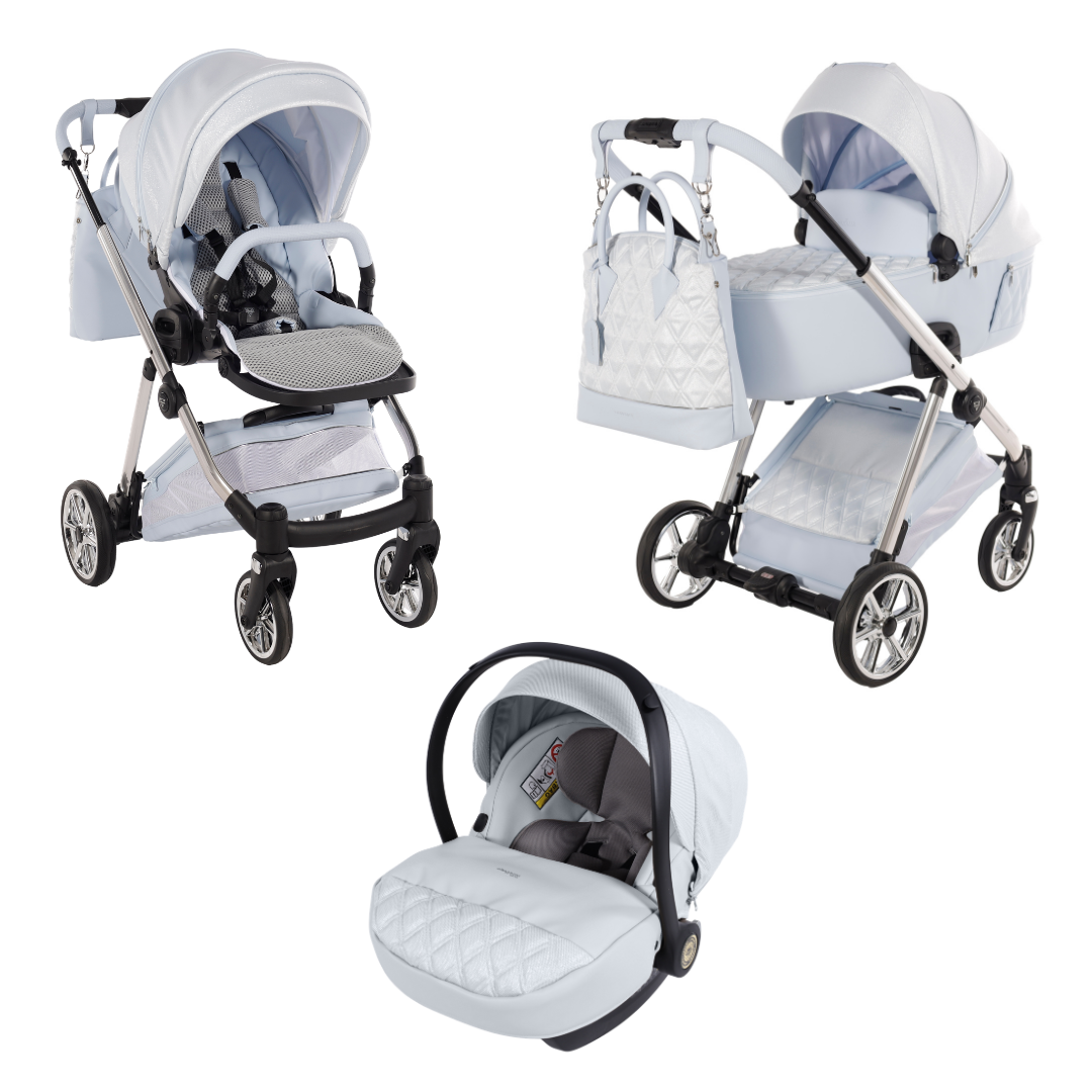 JUNAMA Kombikinderwagen Ellegante Lamé