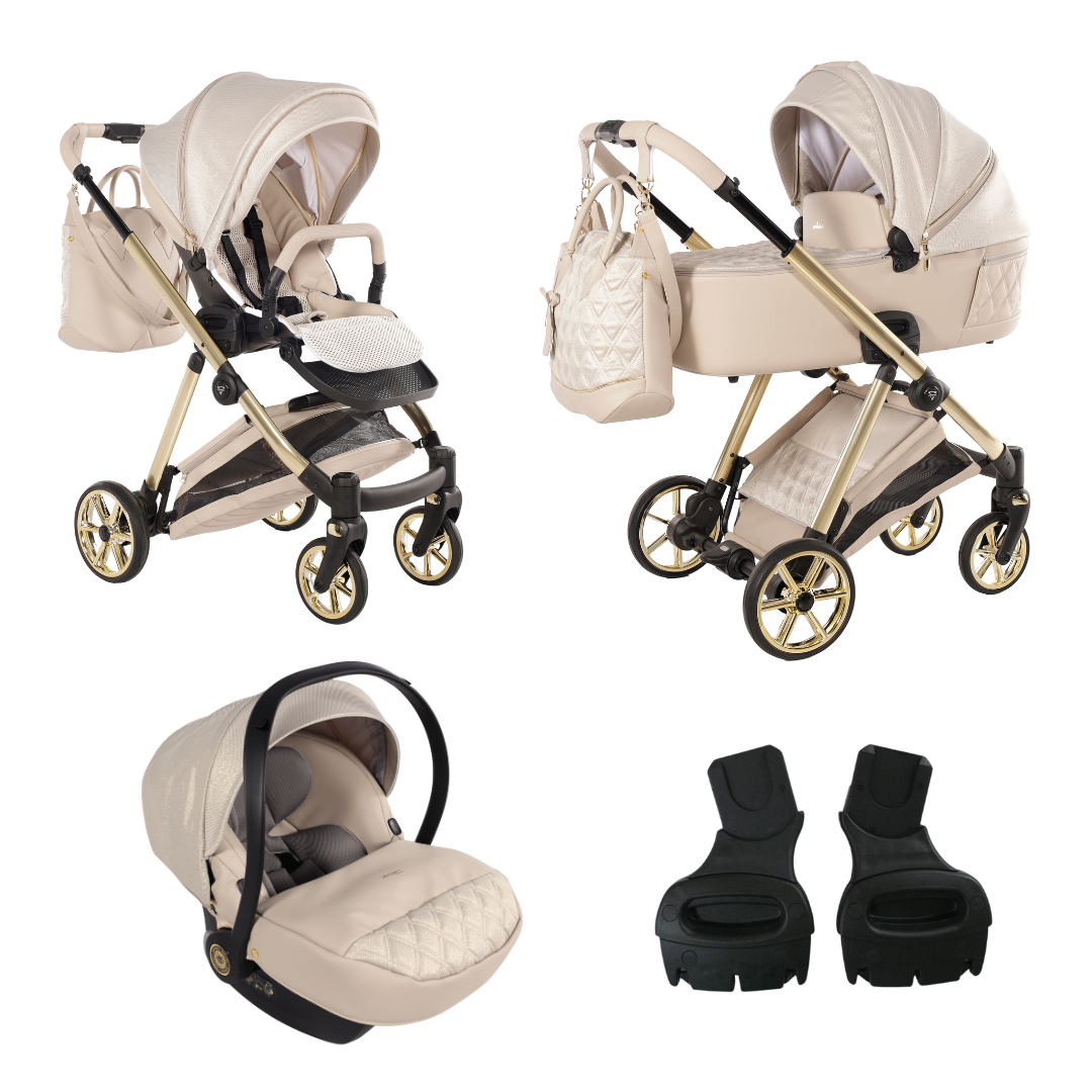 JUNAMA Kombikinderwagen Ellegante Lamé