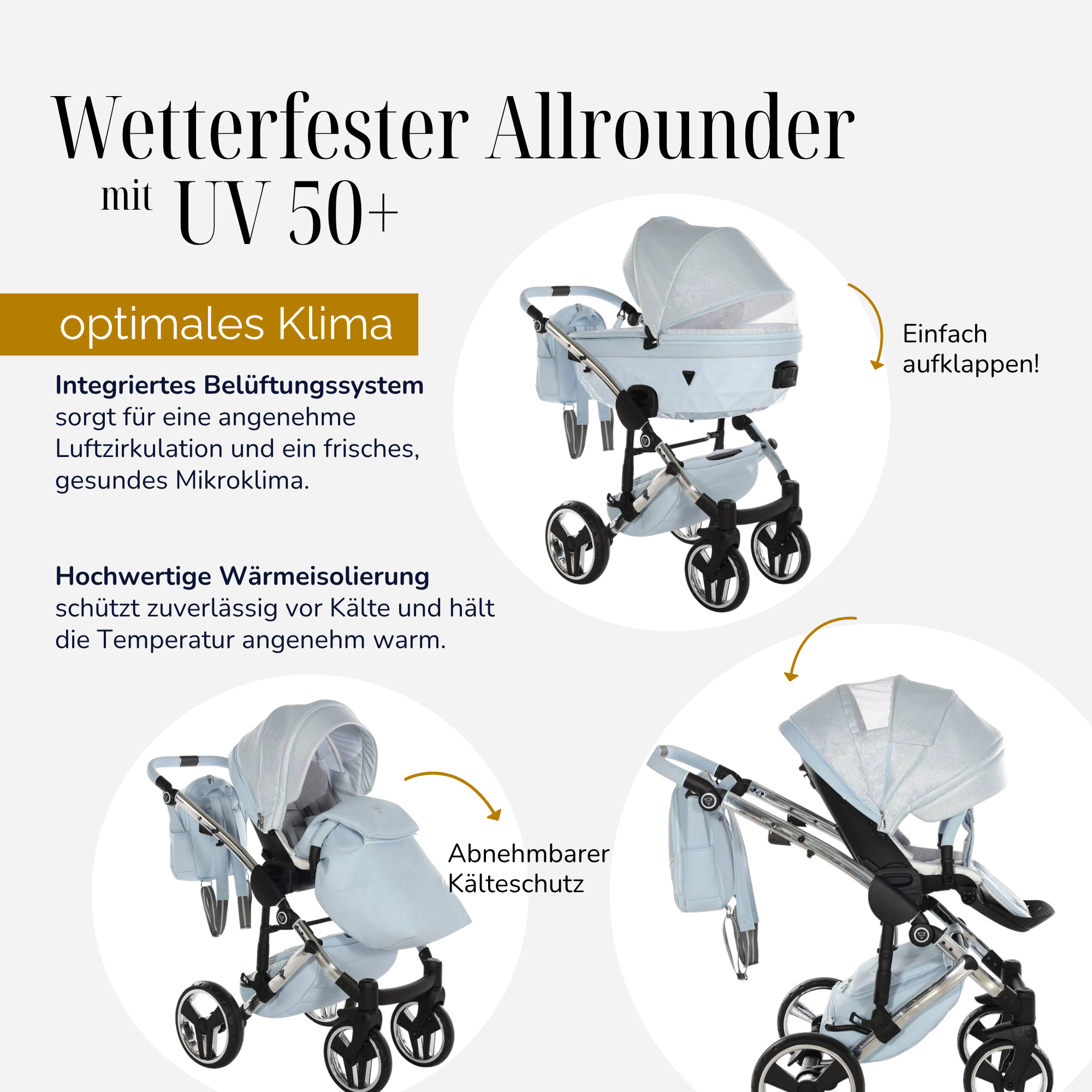 JUNAMA Kombikinderwagen Diamond Dolce