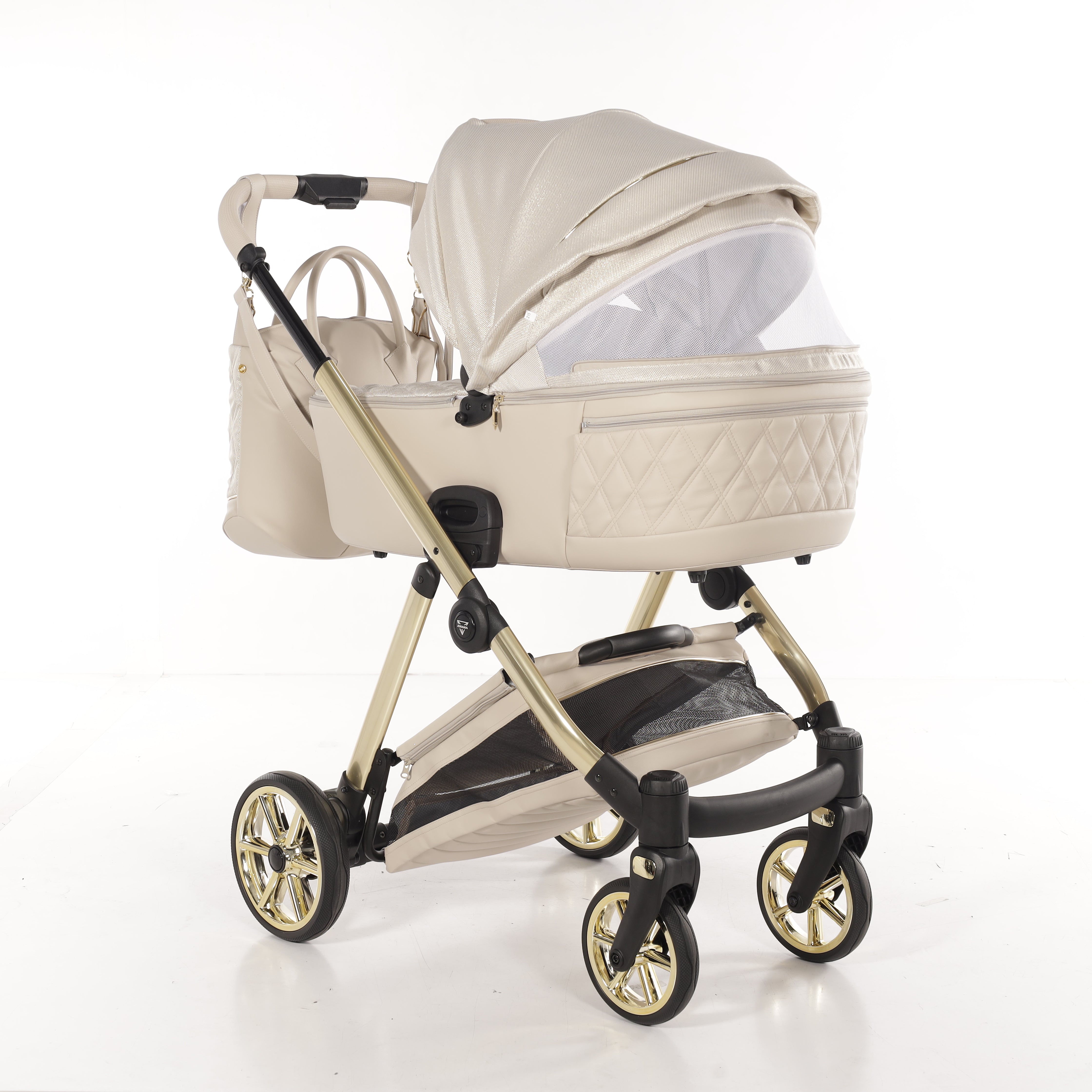 JUNAMA Kombikinderwagen Ellegante Lamé