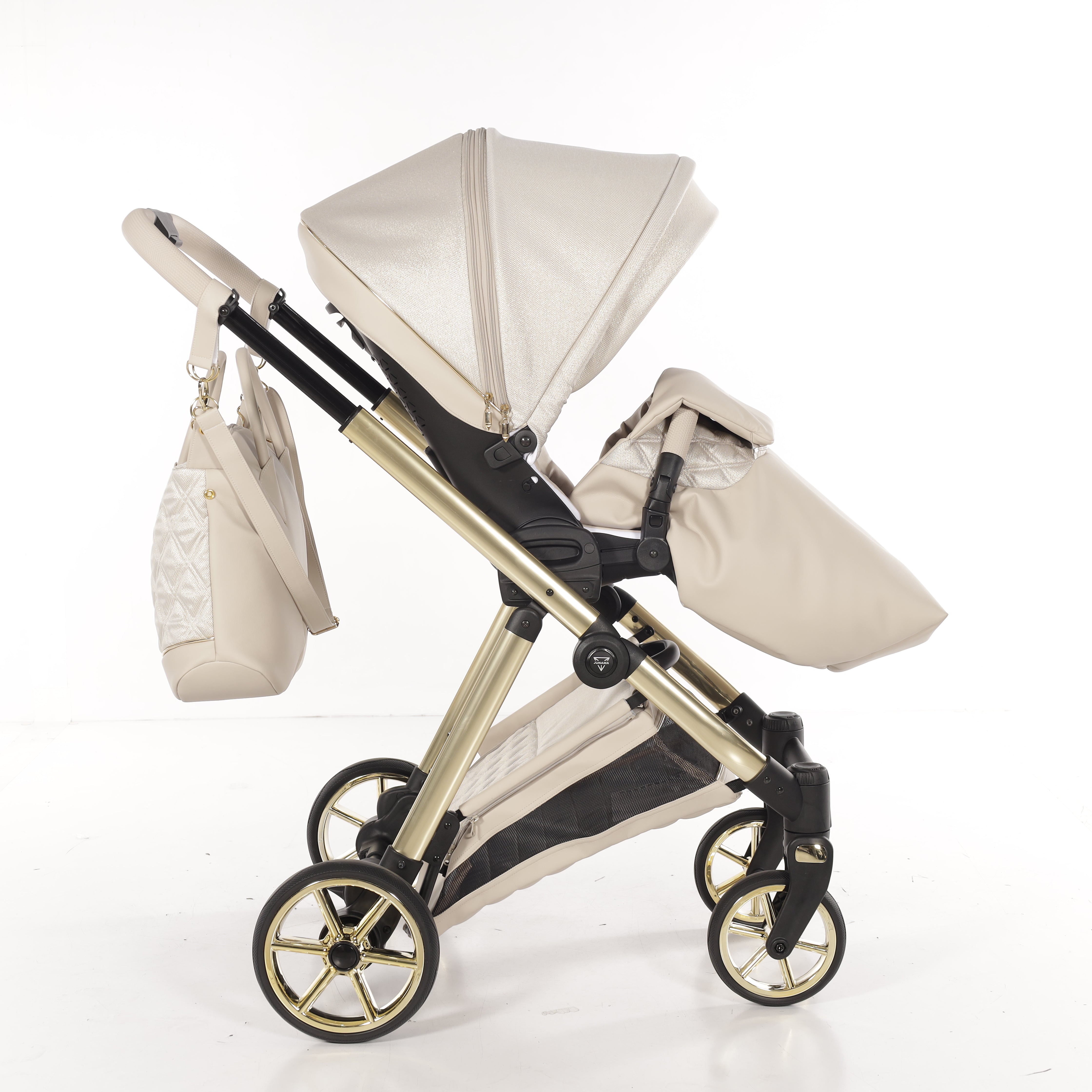 JUNAMA Kombikinderwagen Ellegante Lamé