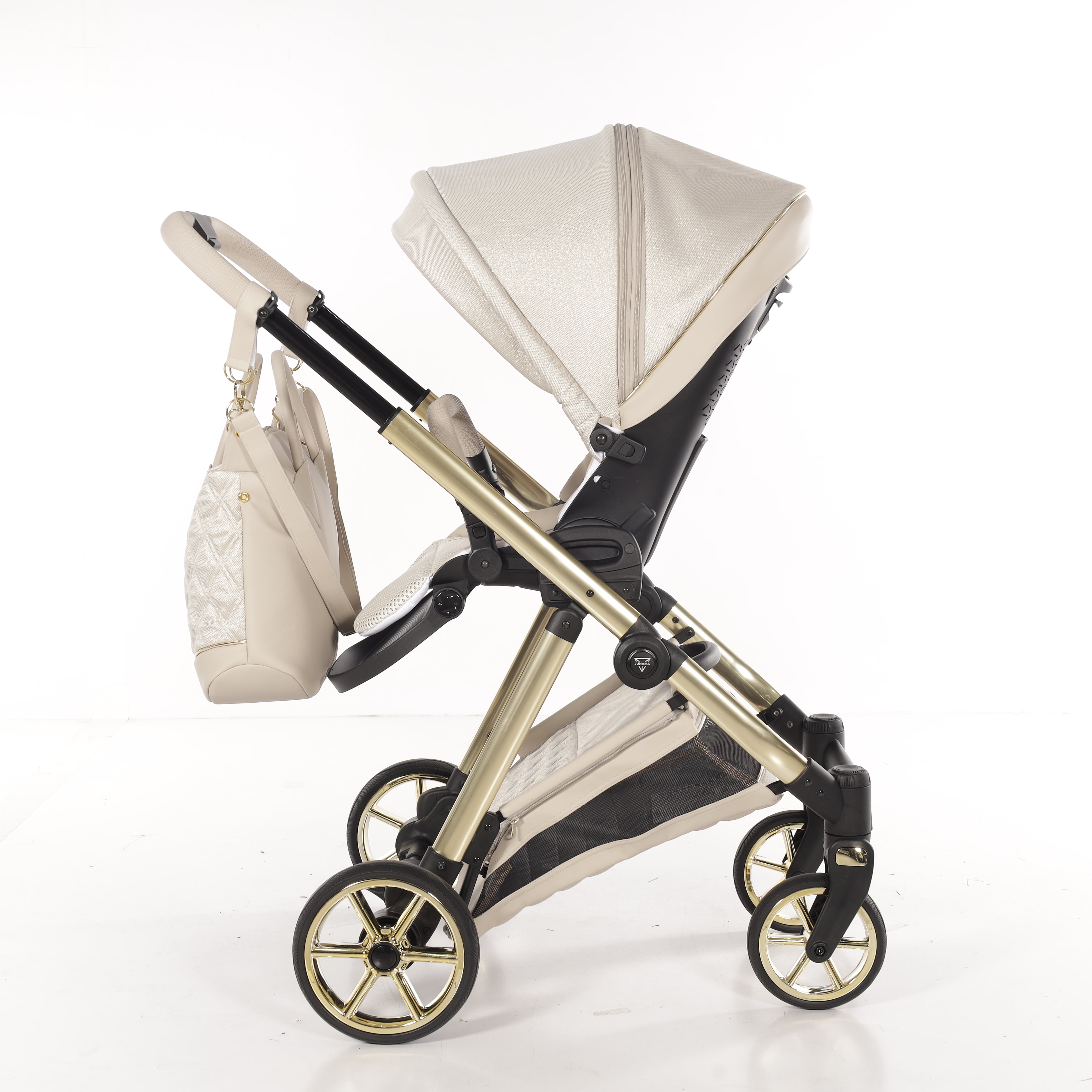 JUNAMA Kombikinderwagen Ellegante Lamé