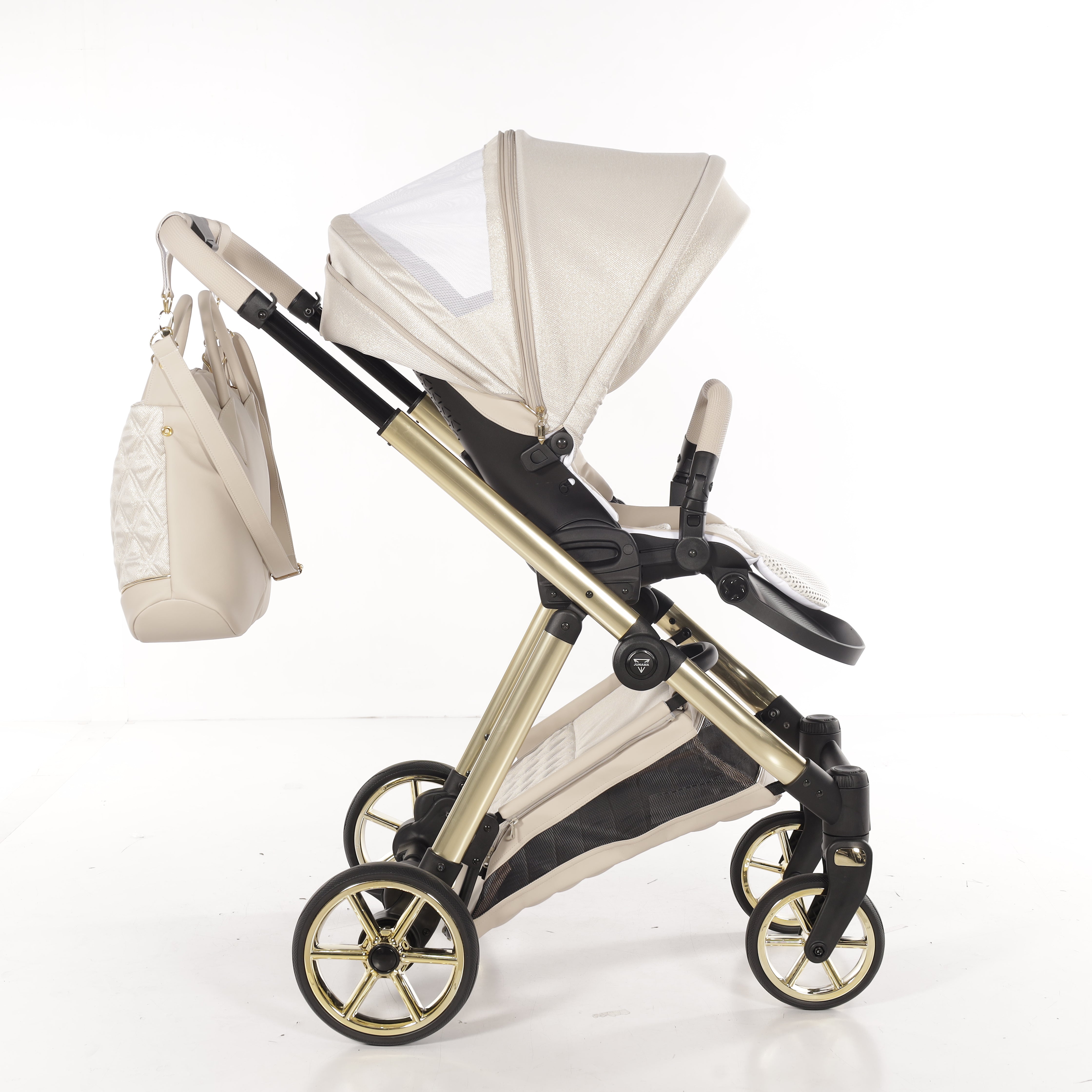 JUNAMA Kombikinderwagen Ellegante Lamé