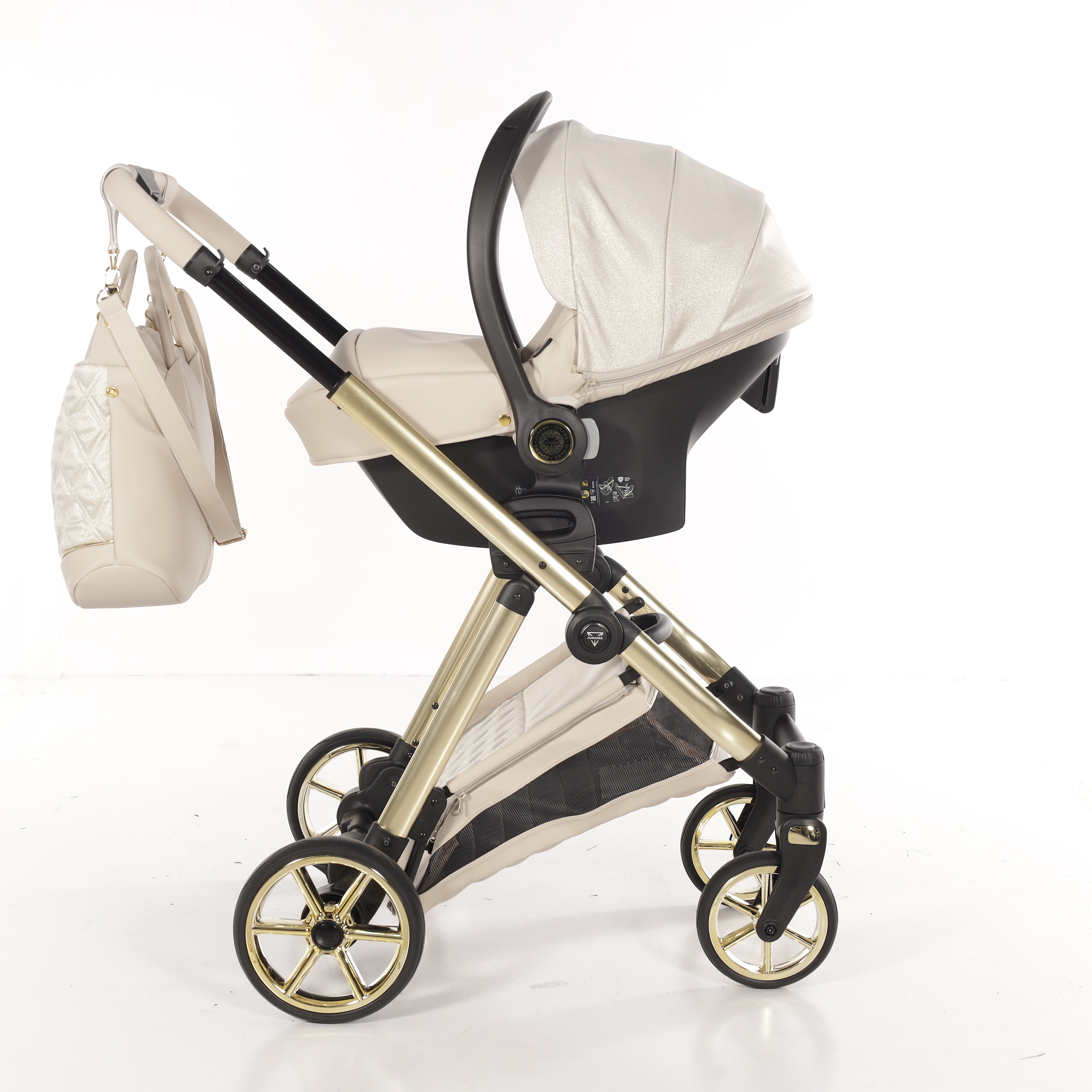 JUNAMA Kombikinderwagen Ellegante Lamé
