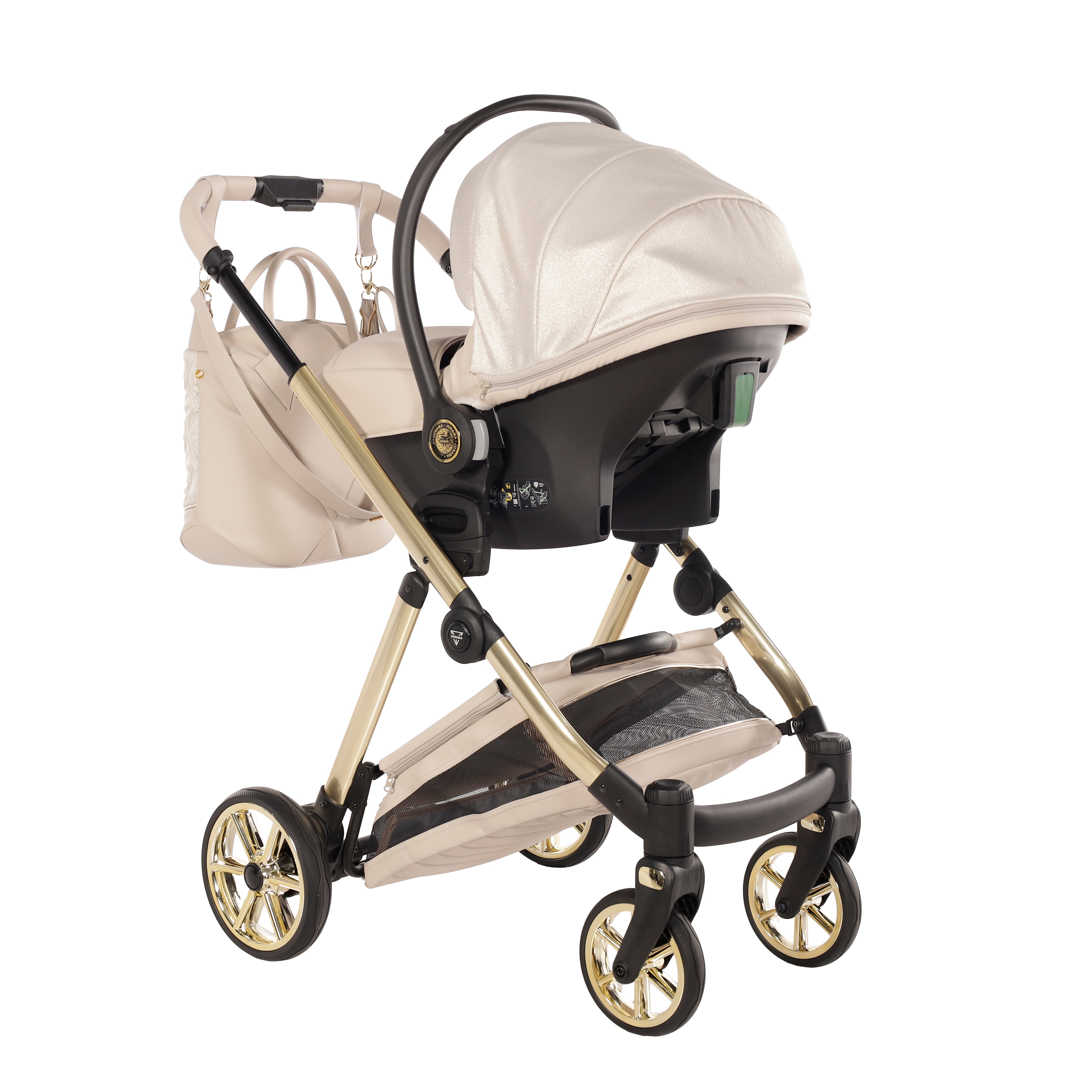 JUNAMA Kombikinderwagen Ellegante Lamé