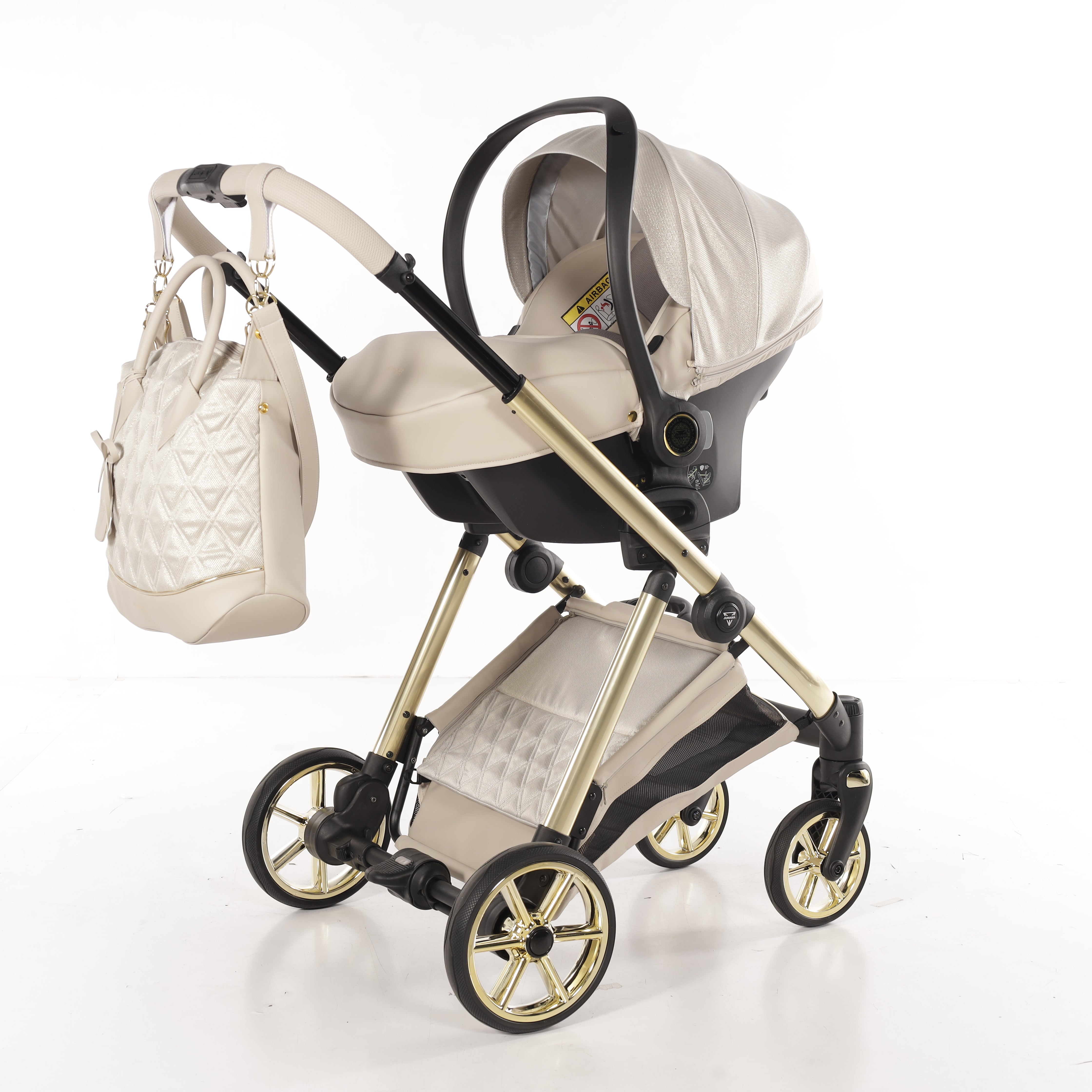 JUNAMA Kombikinderwagen Ellegante Lamé