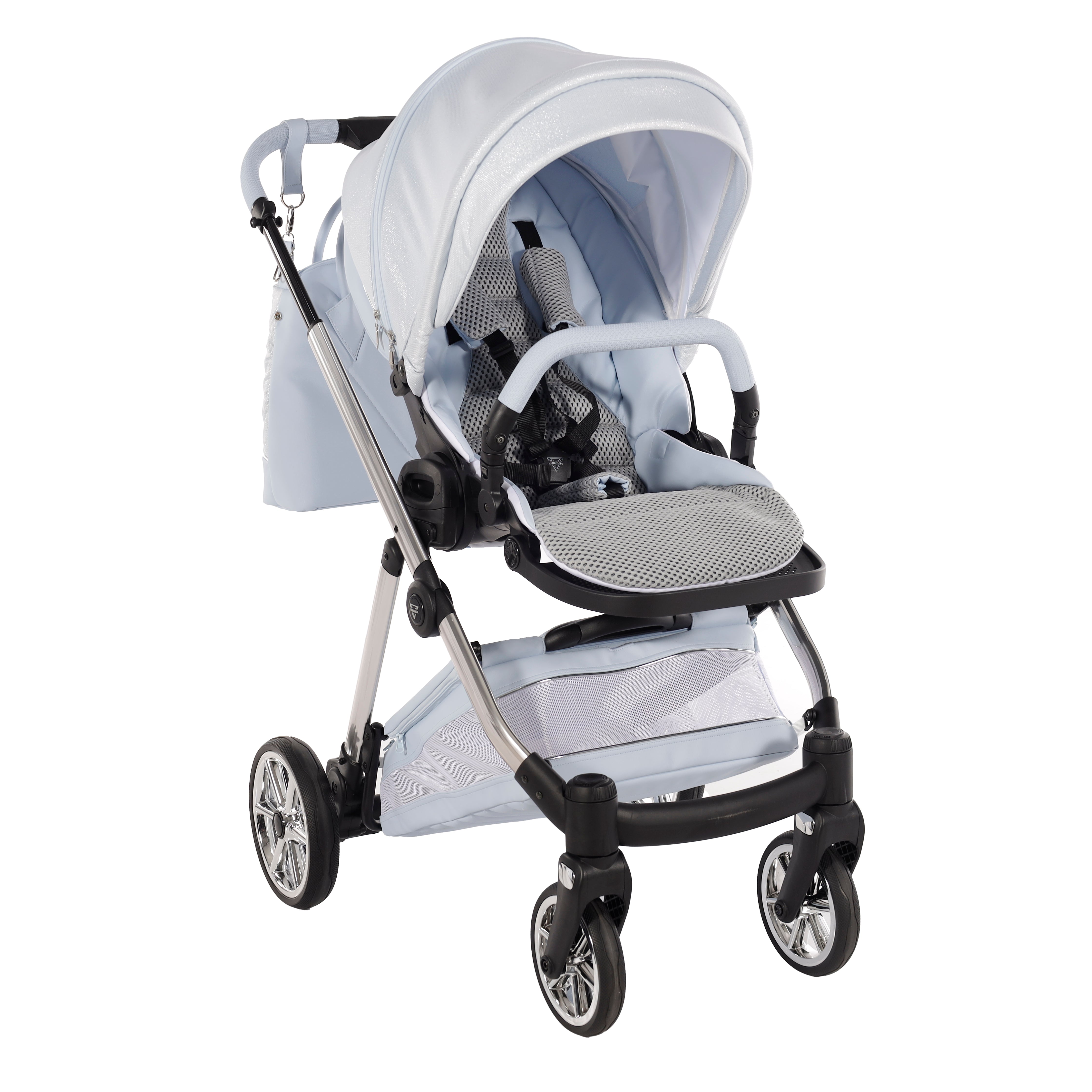JUNAMA Kombikinderwagen Ellegante Lamé