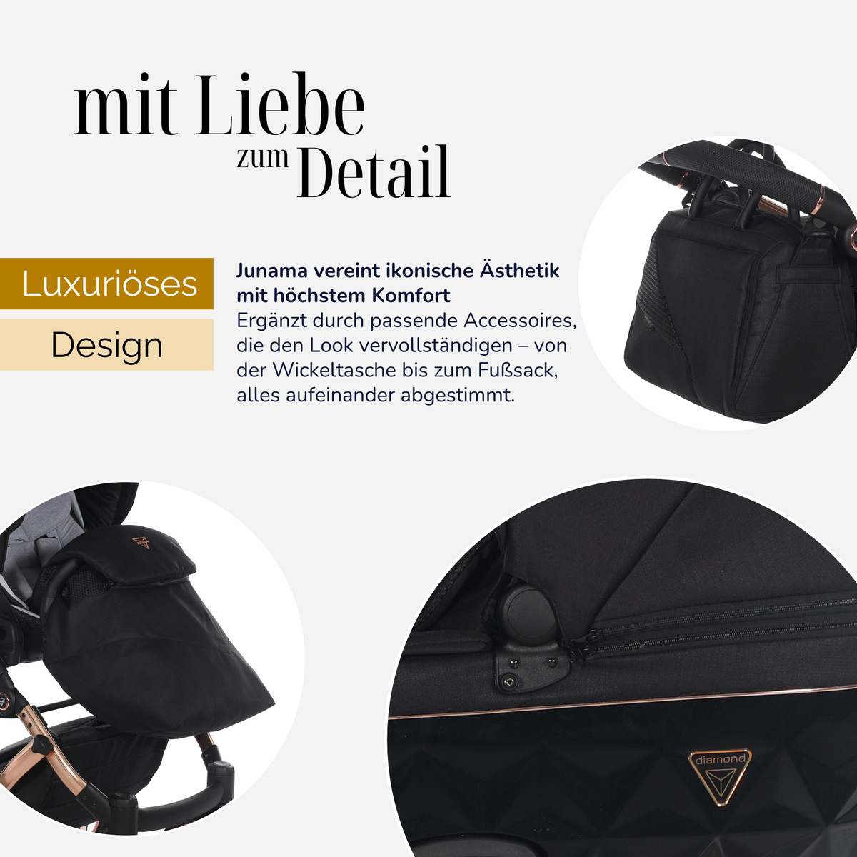 JUNAMA Kombikinderwagen Diamond S-Line