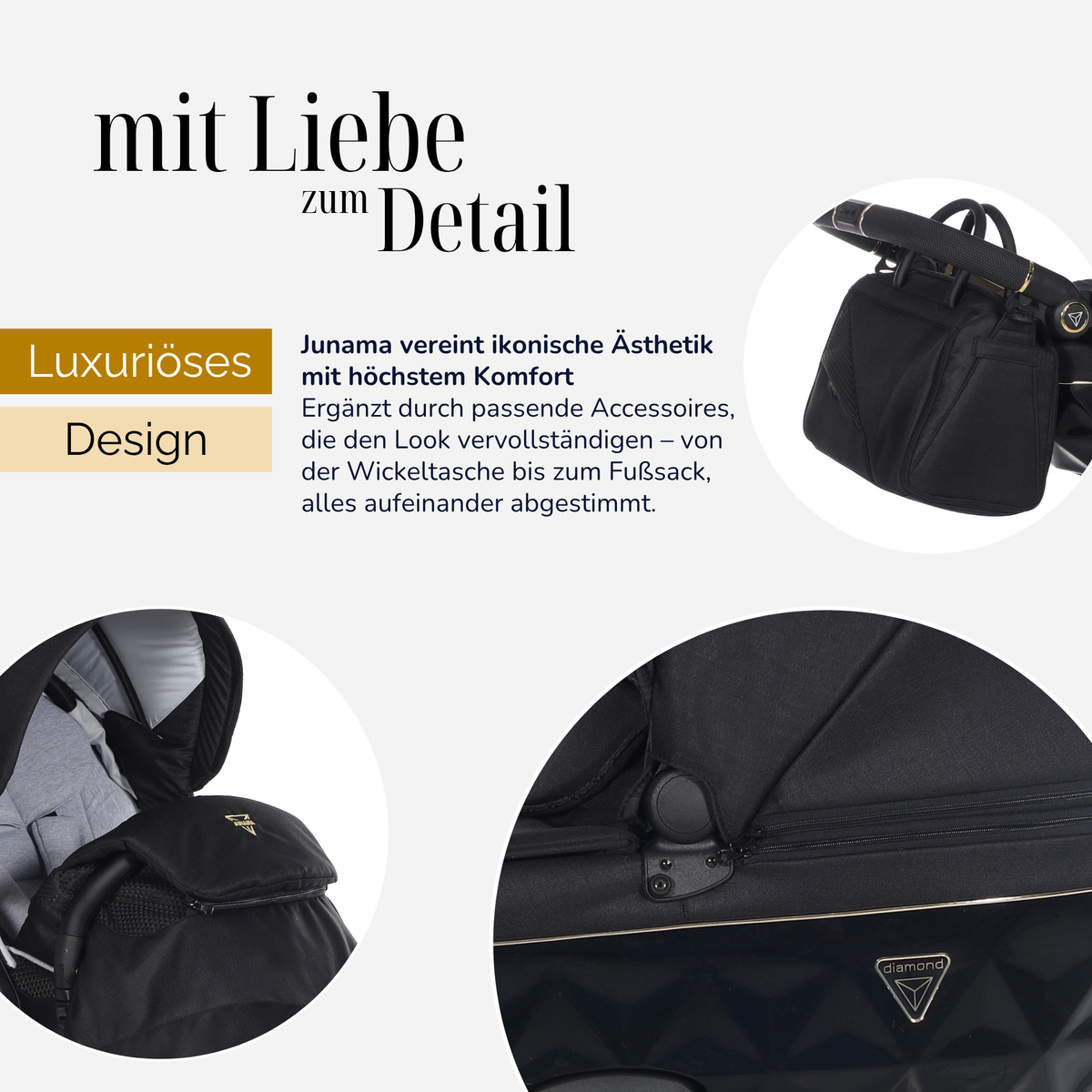 JUNAMA Kombikinderwagen Diamond S-Line