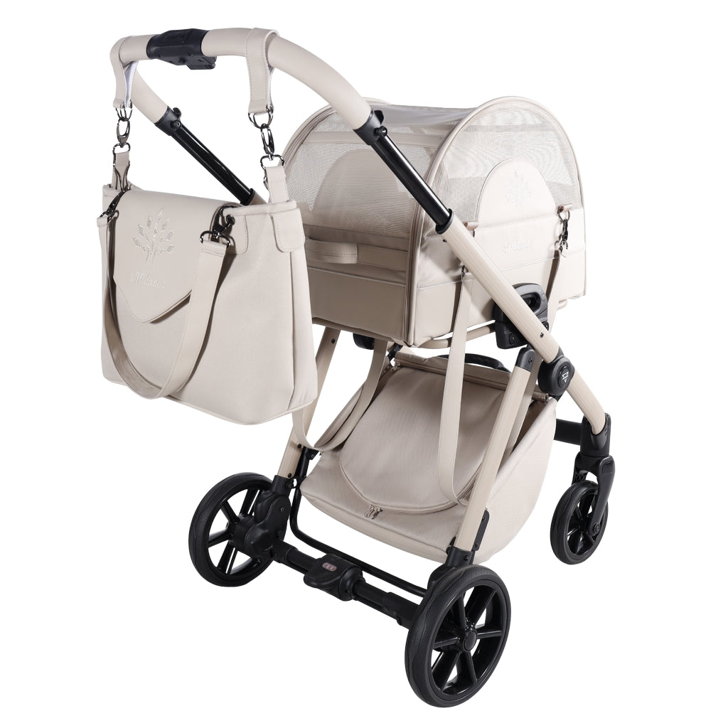 JUNAMA 2-in-1 Hunde Buggy und Trägerbox