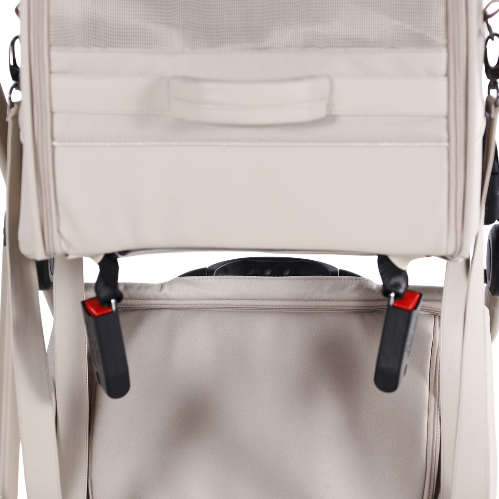 JUNAMA 2-in-1 Hunde Buggy und Trägerbox