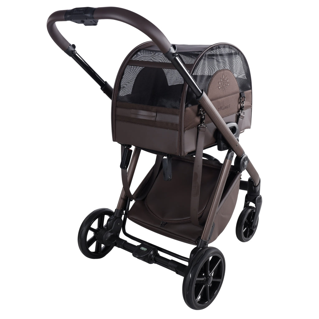 JUNAMA 2-in-1 Hunde Buggy und Trägerbox