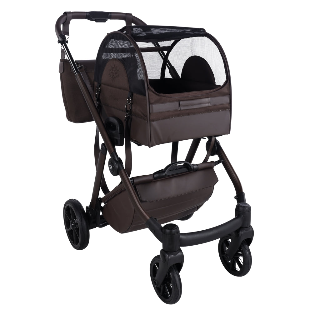 JUNAMA 2-in-1 Hunde Buggy und Trägerbox