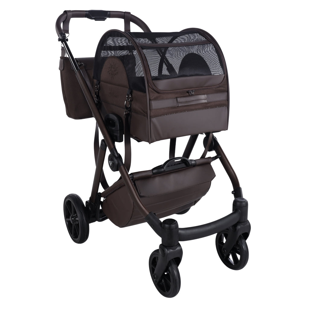 JUNAMA 2-in-1 Hunde Buggy und Trägerbox
