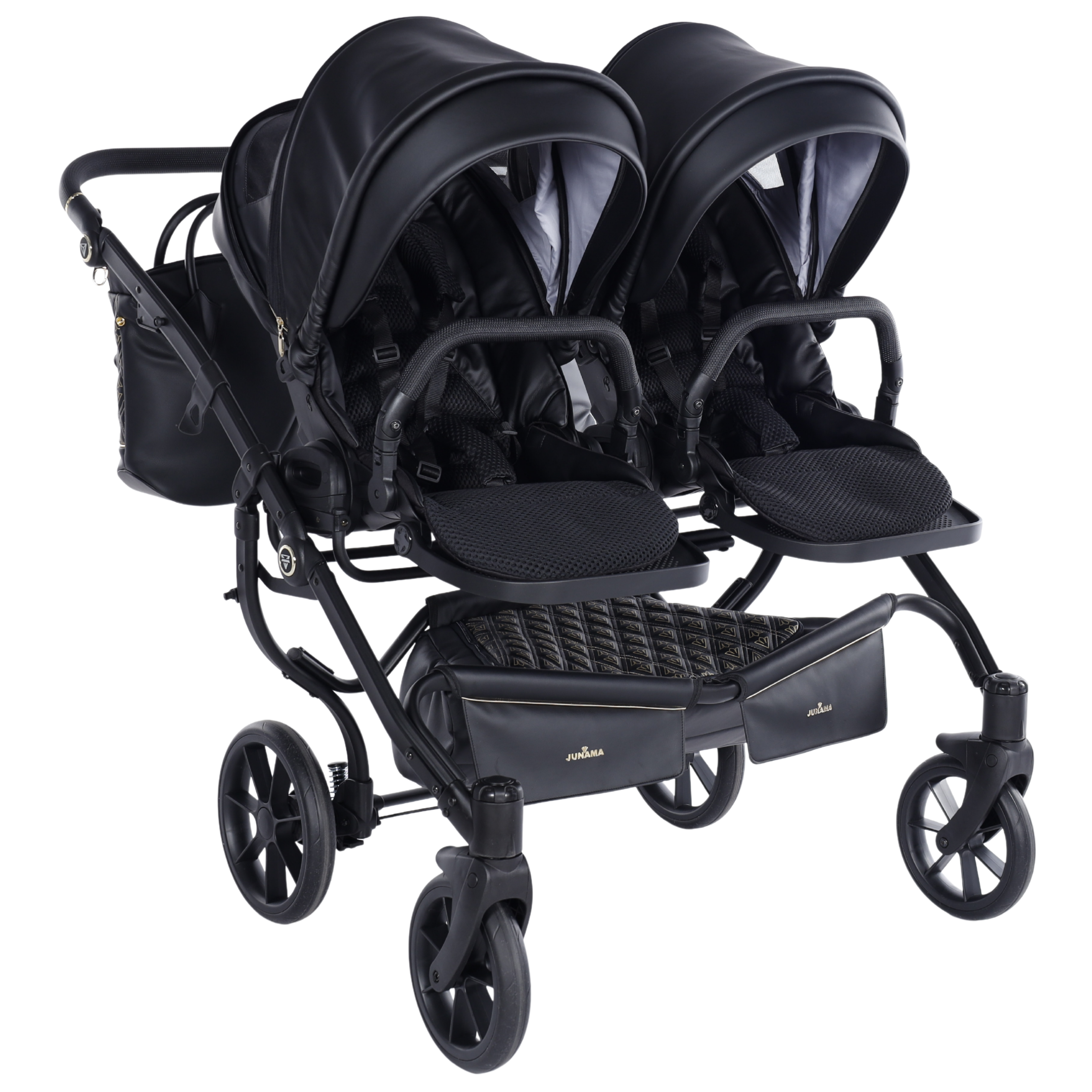 JUNAMA Zwillingskinderwagen Duo Art Deco