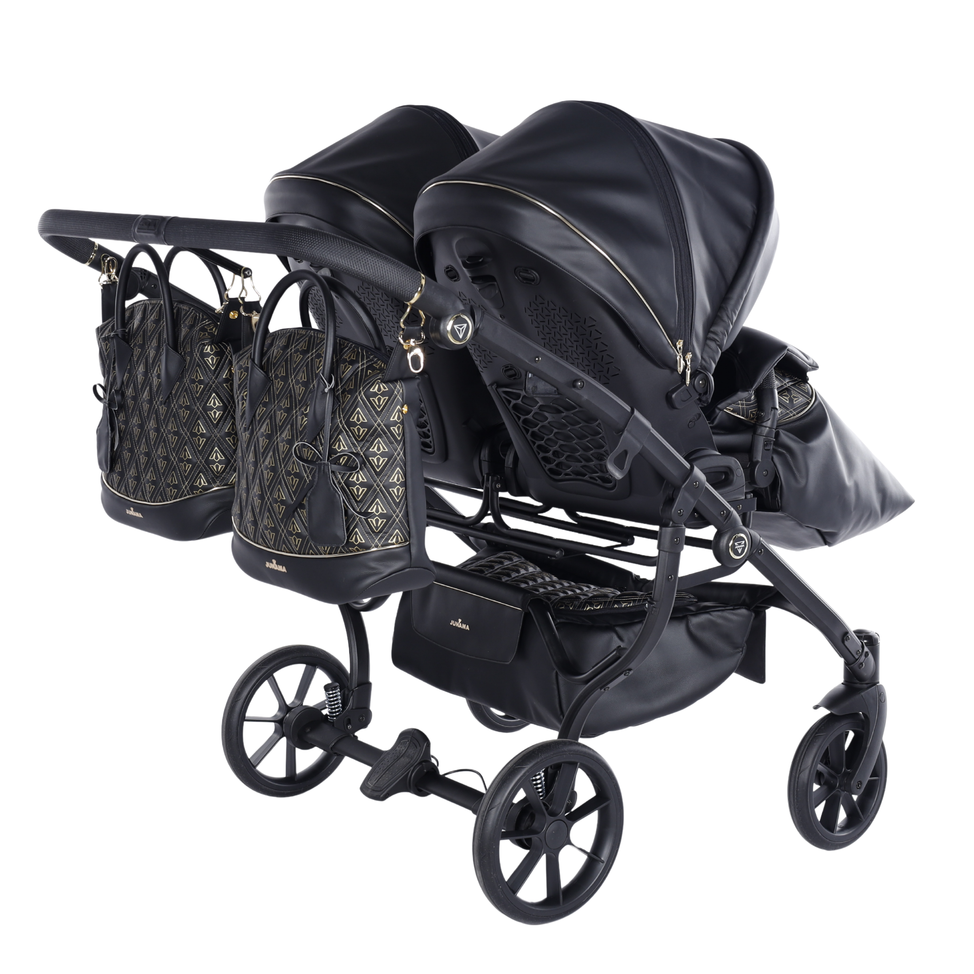 JUNAMA Zwillingskinderwagen Duo Art Deco