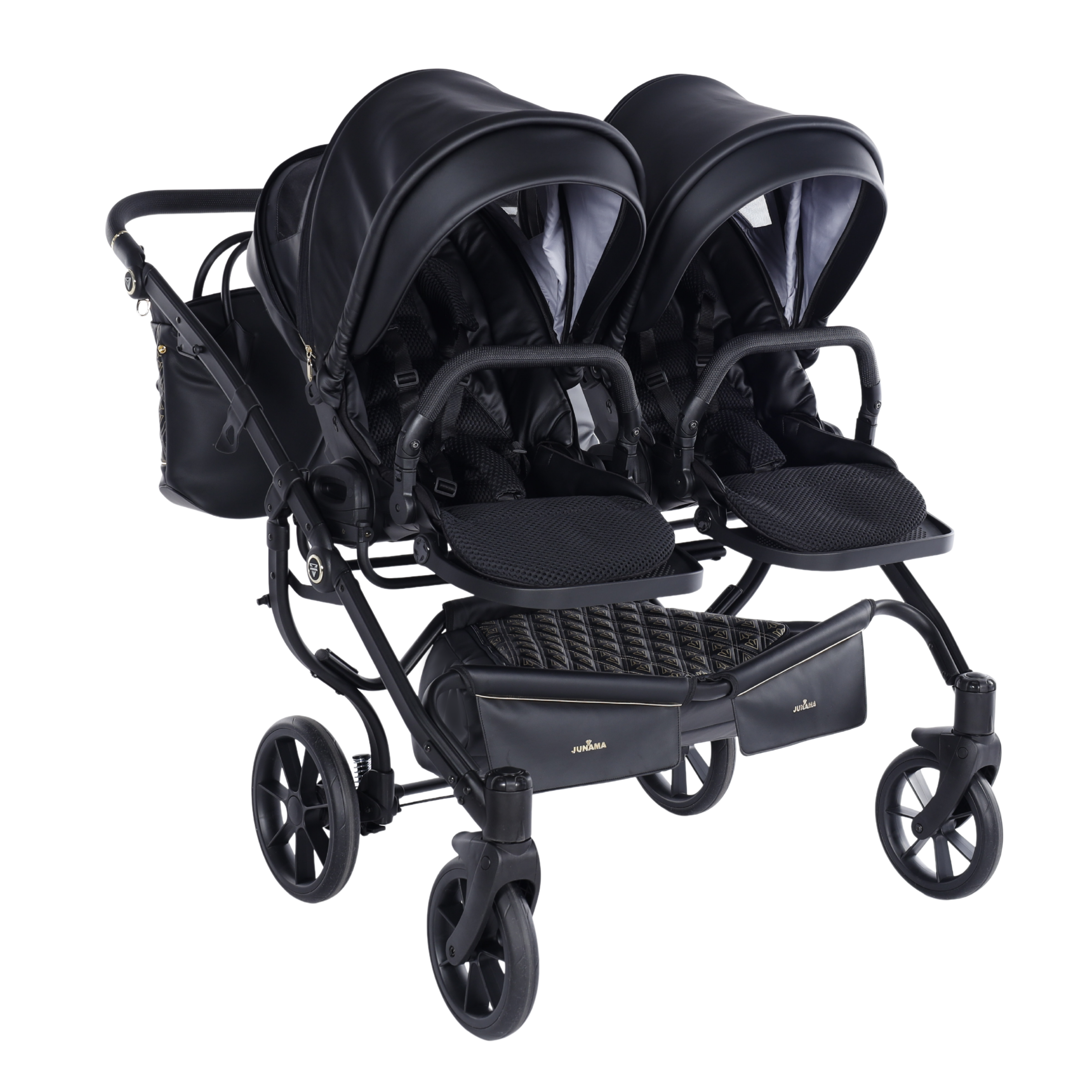 JUNAMA Zwillingskinderwagen Duo Art Deco