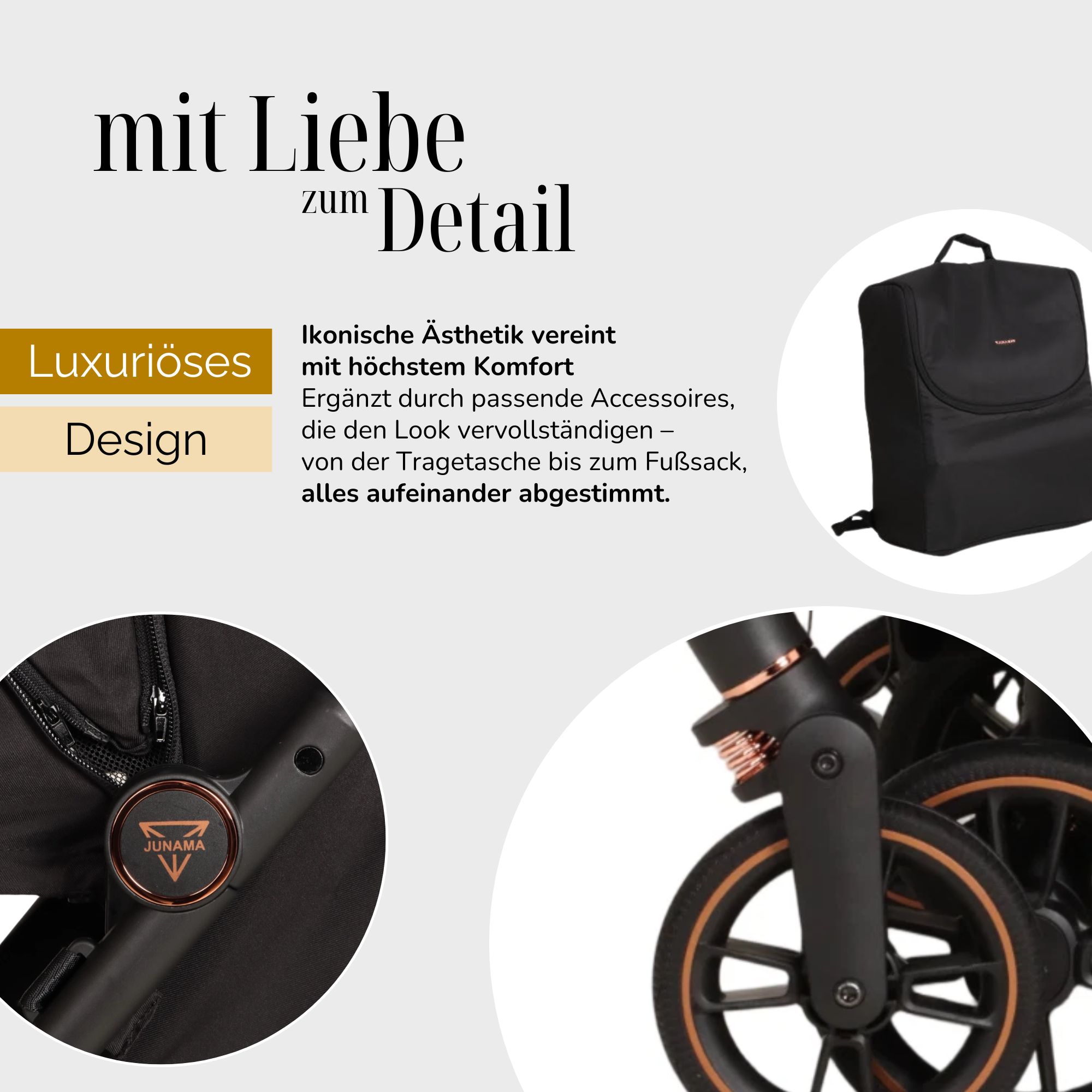 JUNAMA Reisebuggy AVIATOR - faltbar, fürs Handgepäck