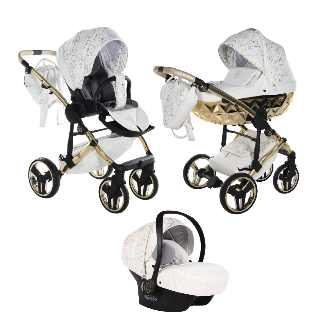 JUNAMA Kombikinderwagen Diamond Heart