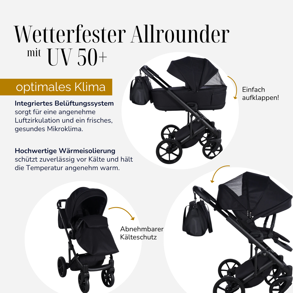 JUNAMA Kombikinderwagen Ellegante Termo