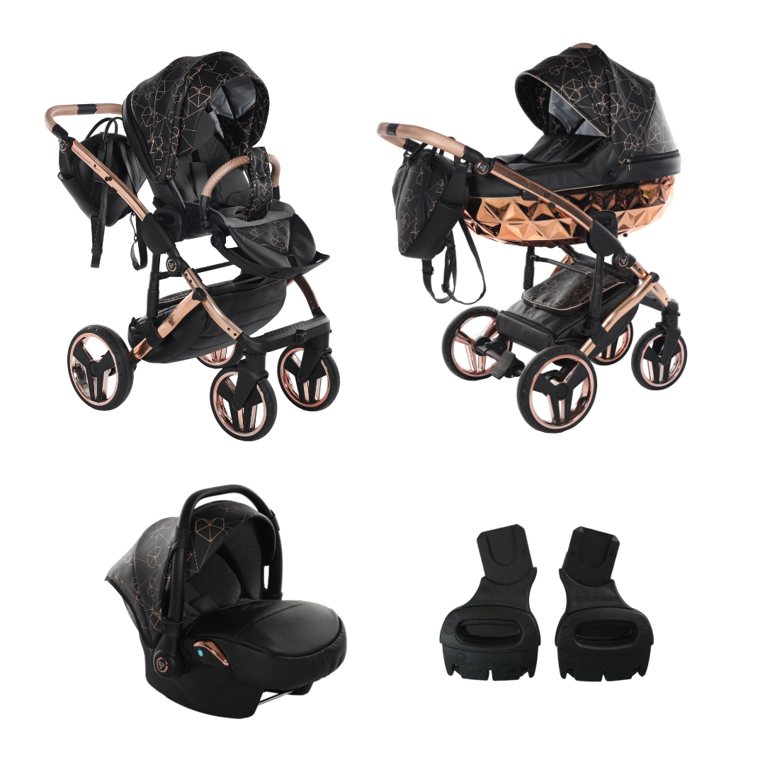 JUNAMA Kombikinderwagen Diamond Heart