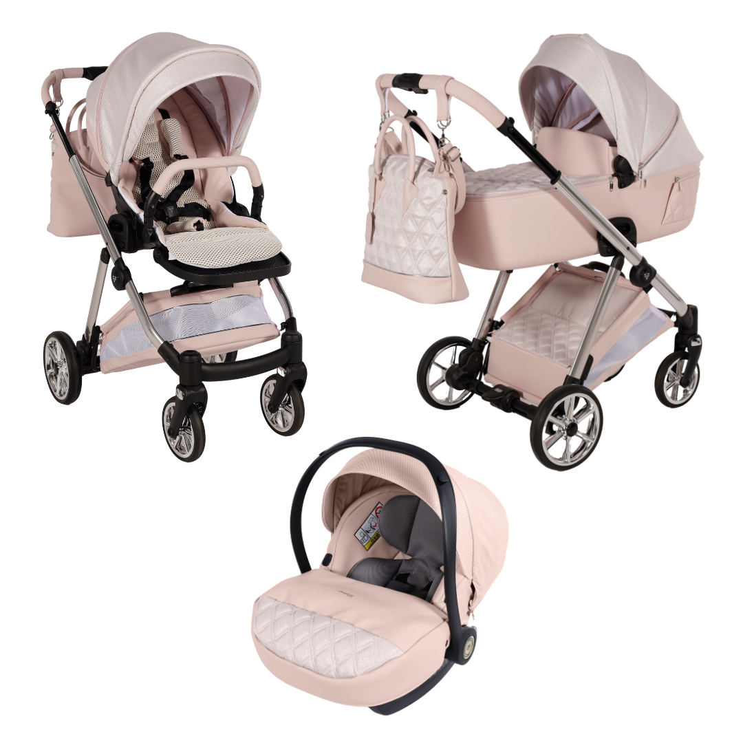 JUNAMA Kombikinderwagen Ellegante Lamé