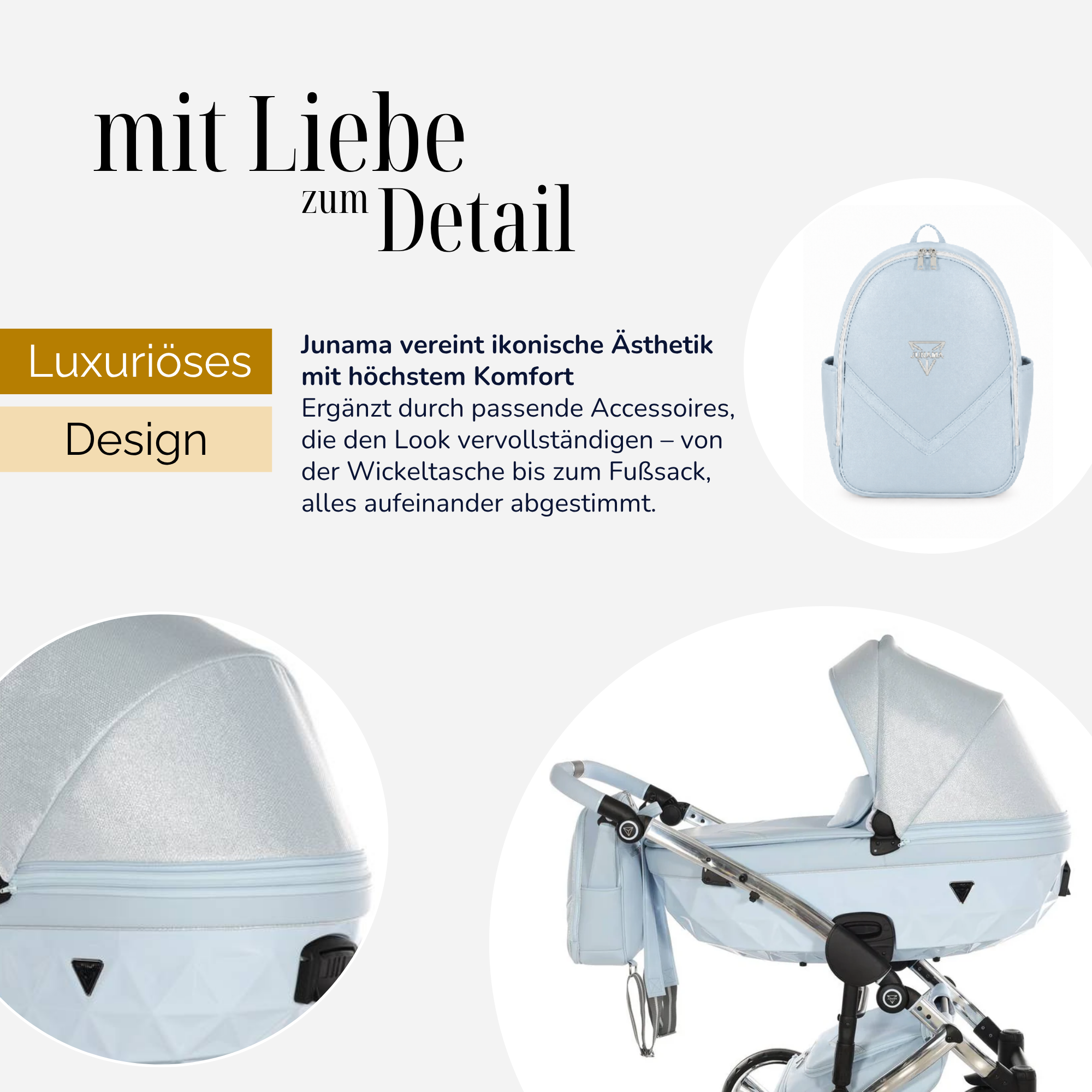 JUNAMA Kombikinderwagen Diamond Dolce
