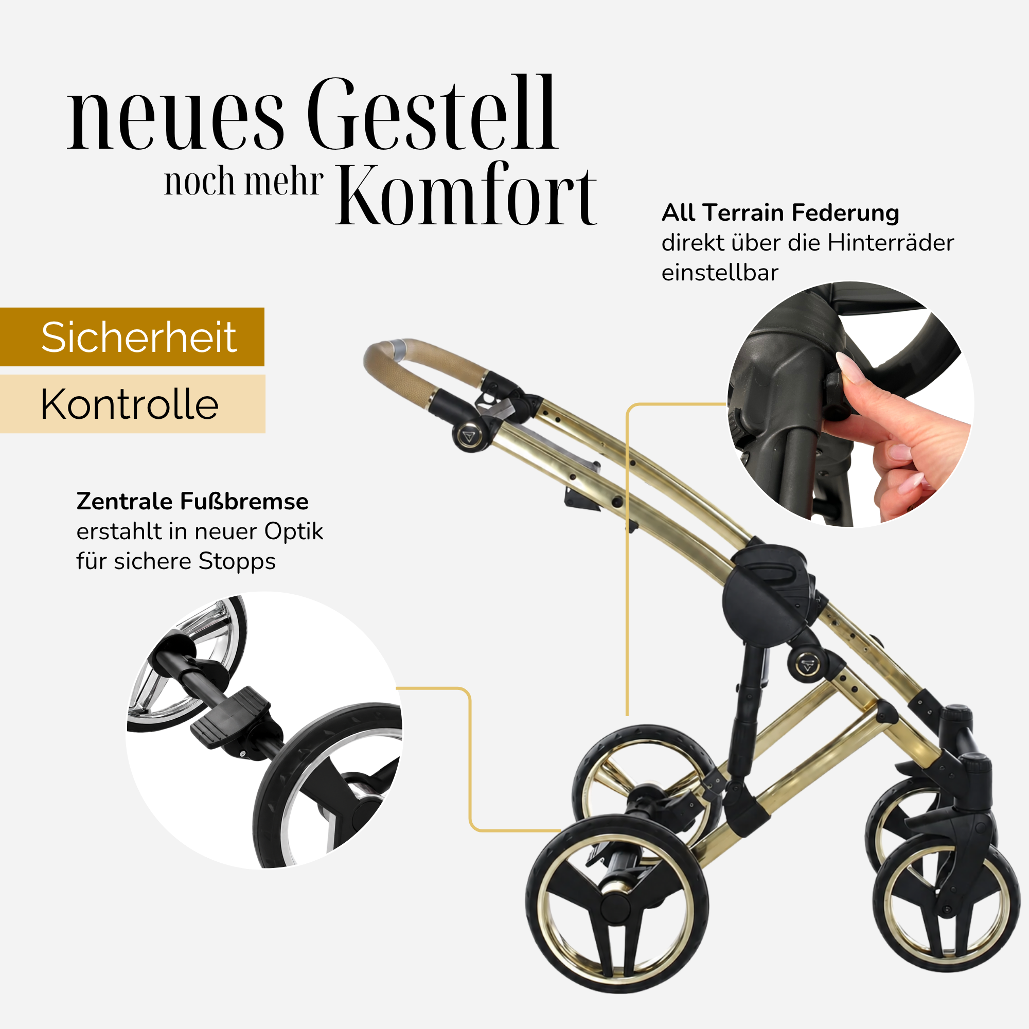 JUNAMA Kombikinderwagen Diamond Dolce