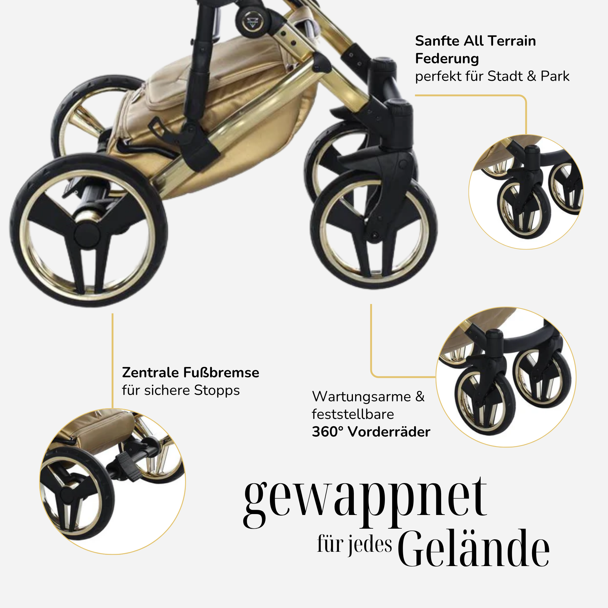 JUNAMA Kombikinderwagen Diamond Dolce