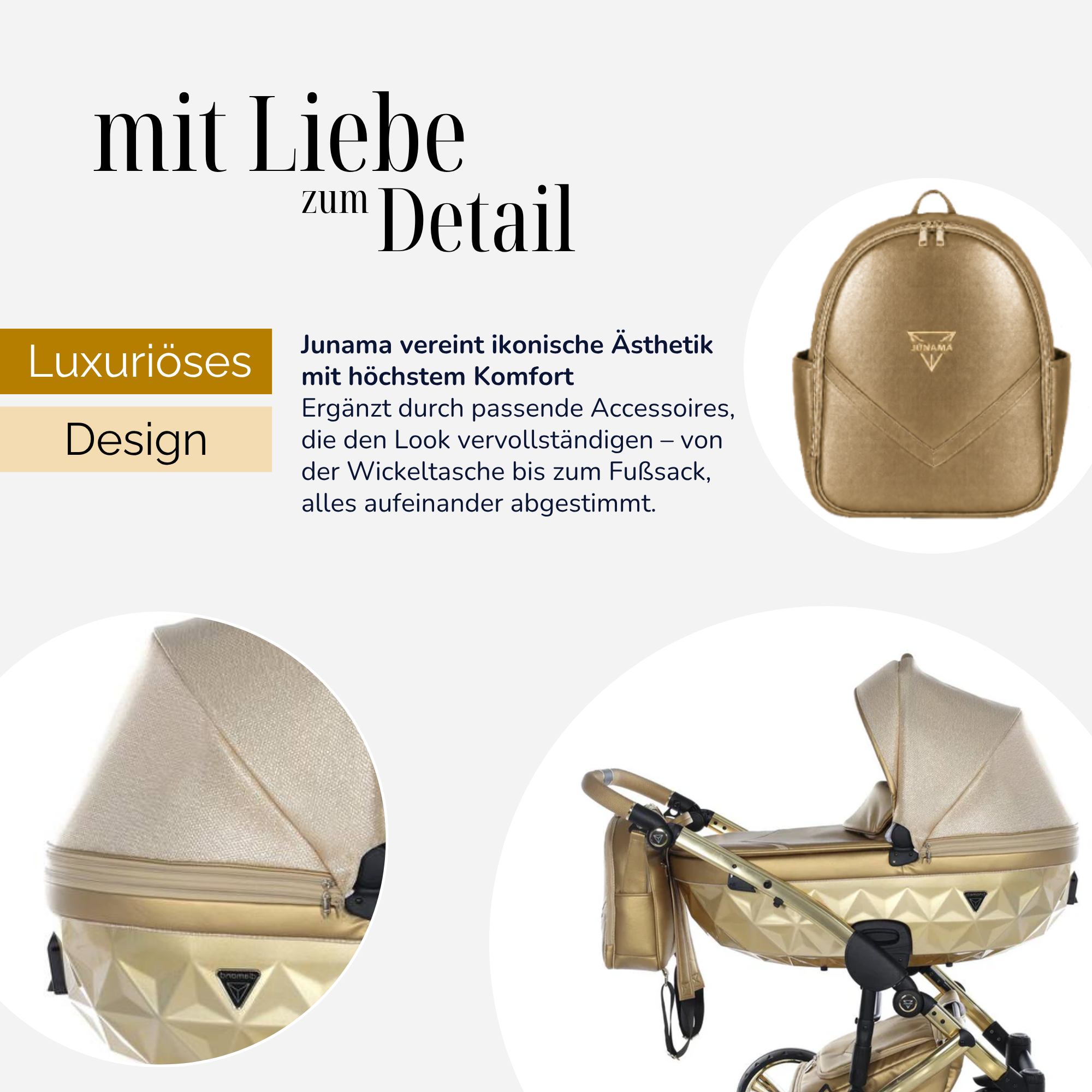 JUNAMA Kombikinderwagen Diamond Dolce