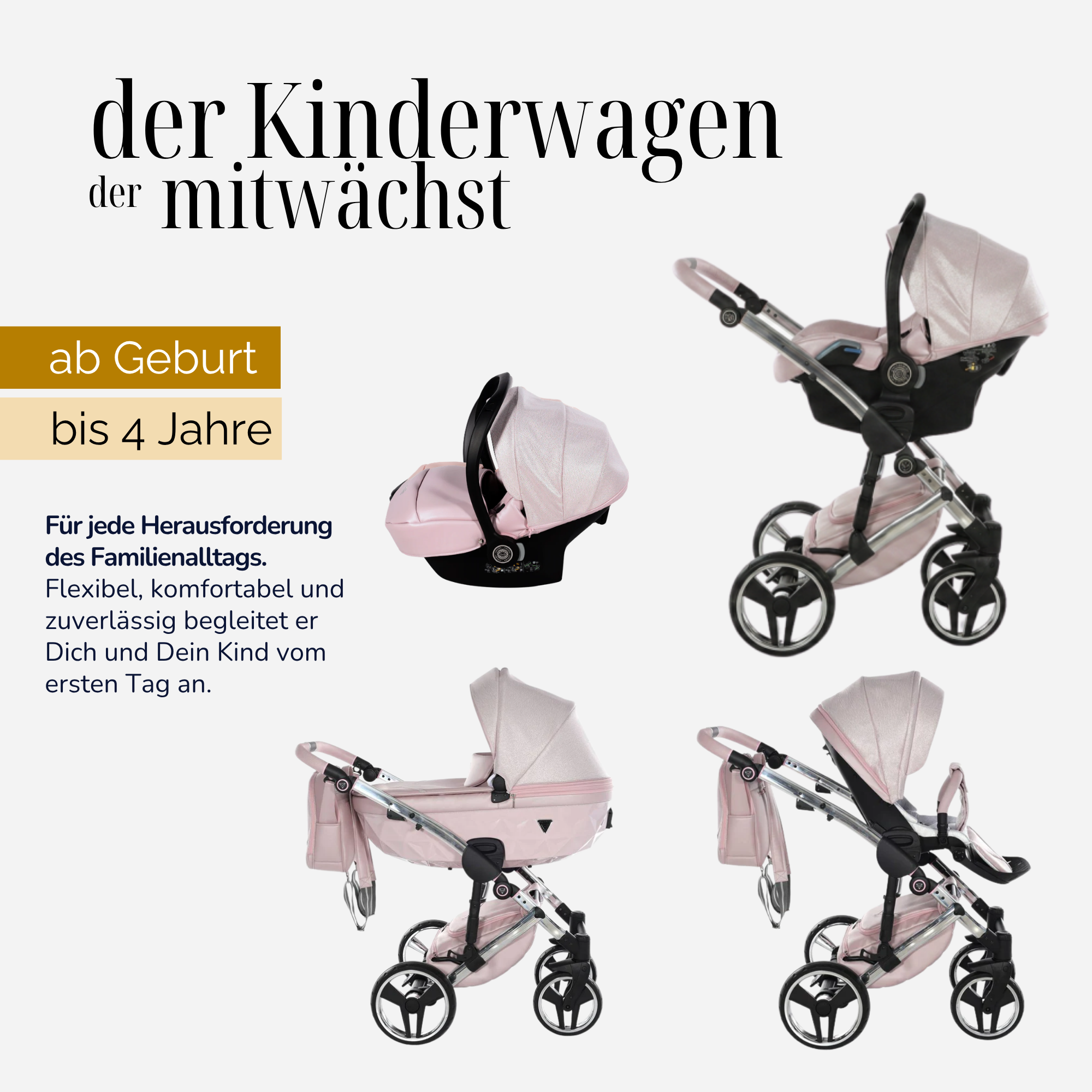 JUNAMA Kombikinderwagen Diamond Dolce