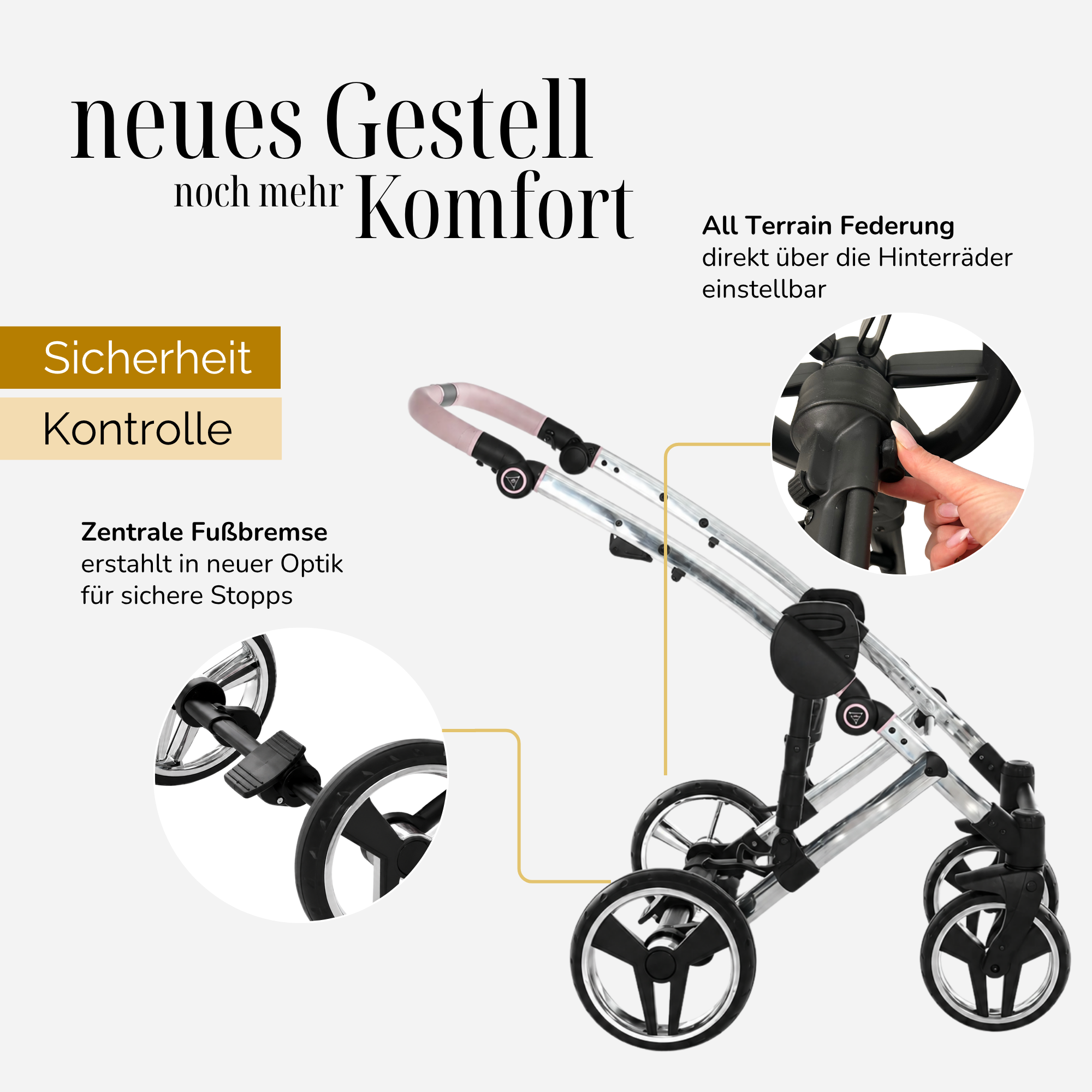 JUNAMA Kombikinderwagen Diamond Dolce