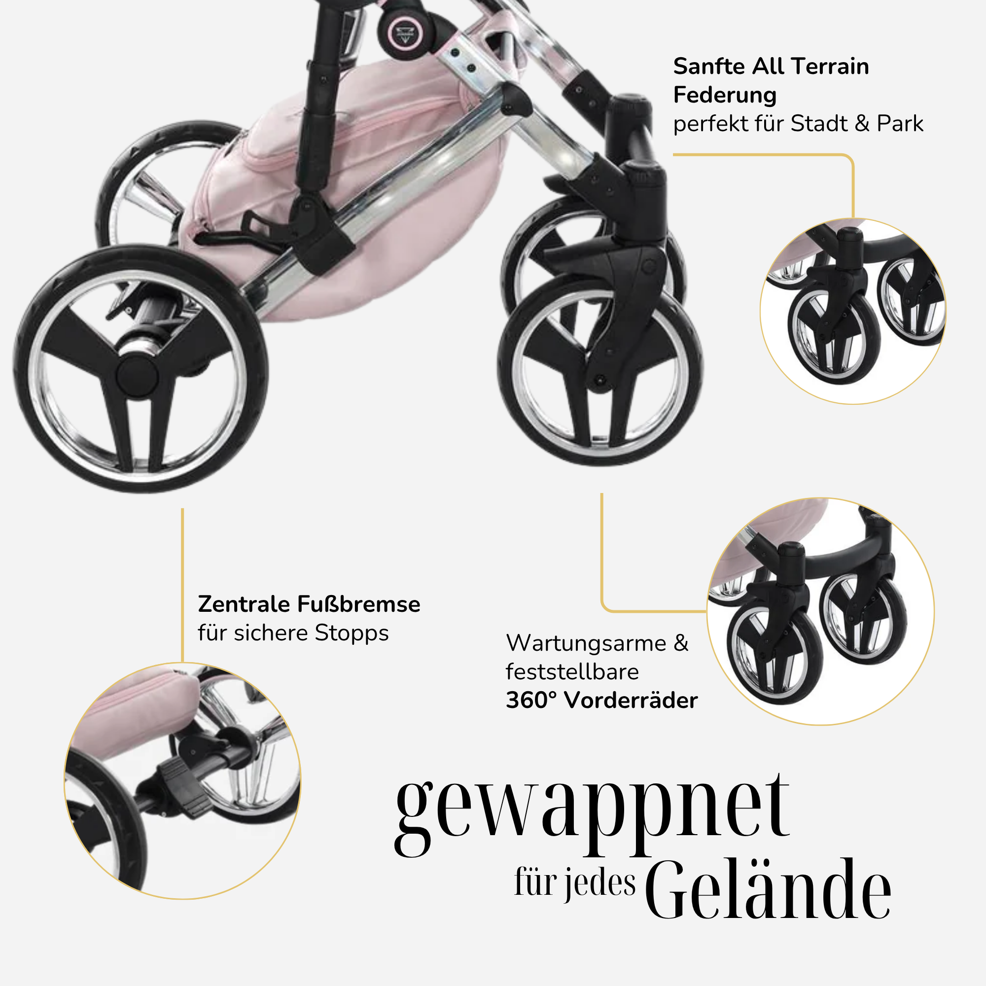 JUNAMA Kombikinderwagen Diamond Dolce