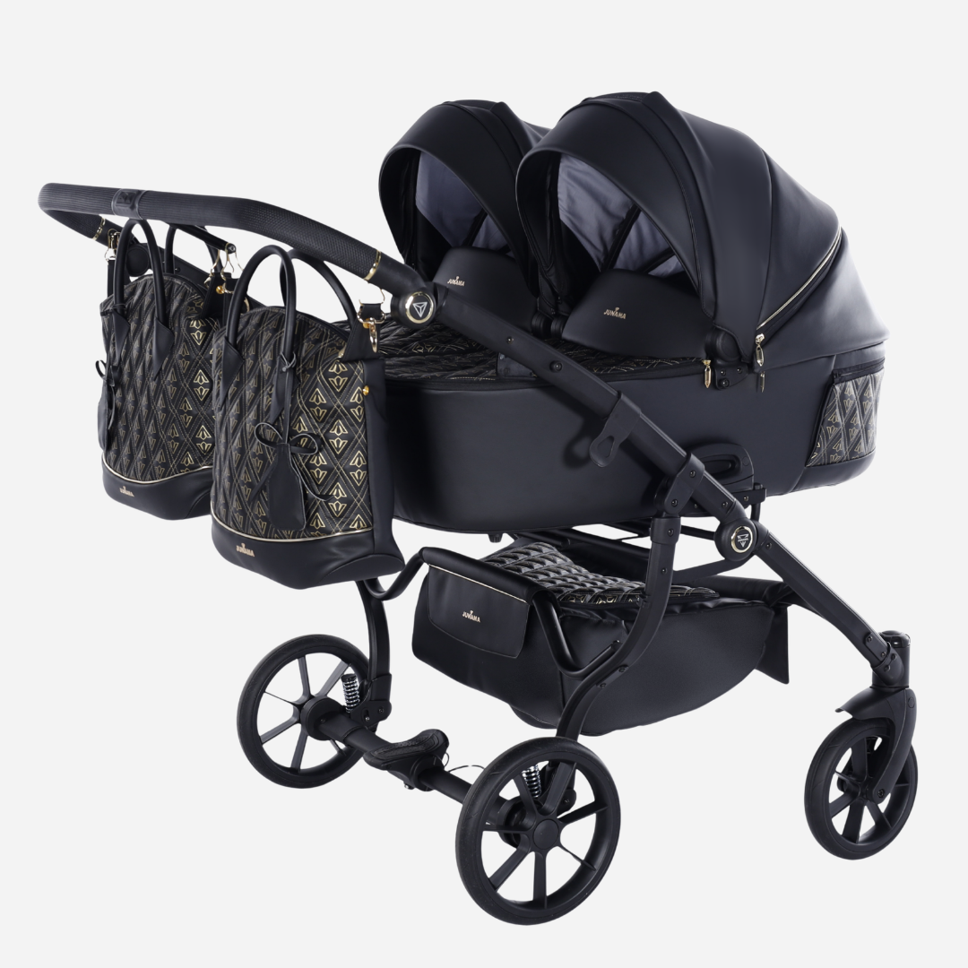 JUNAMA Zwillingskinderwagen Duo Art Deco