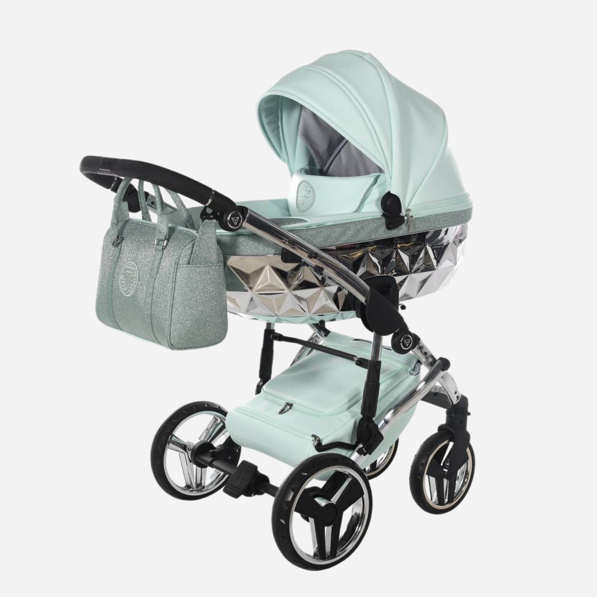 JUNAMA Kombikinderwagen Diamond Hand Craft Glitter