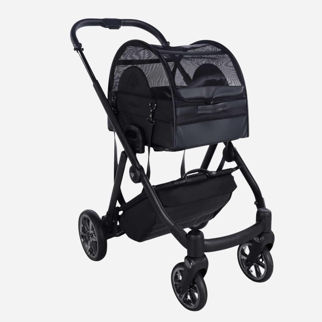 JUNAMA 2-in-1 Hunde Buggy und Trägerbox