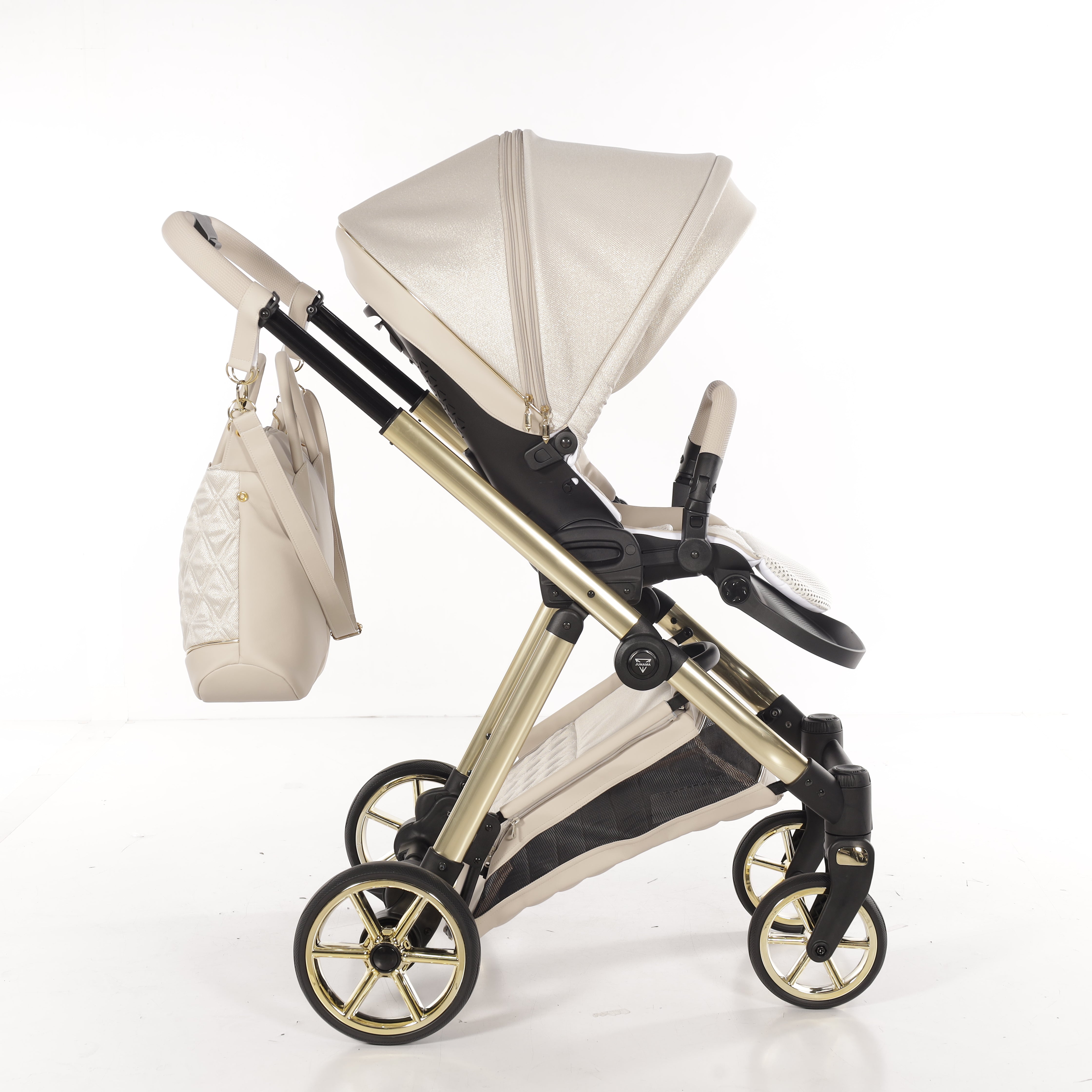JUNAMA Kombikinderwagen Ellegante Lamé