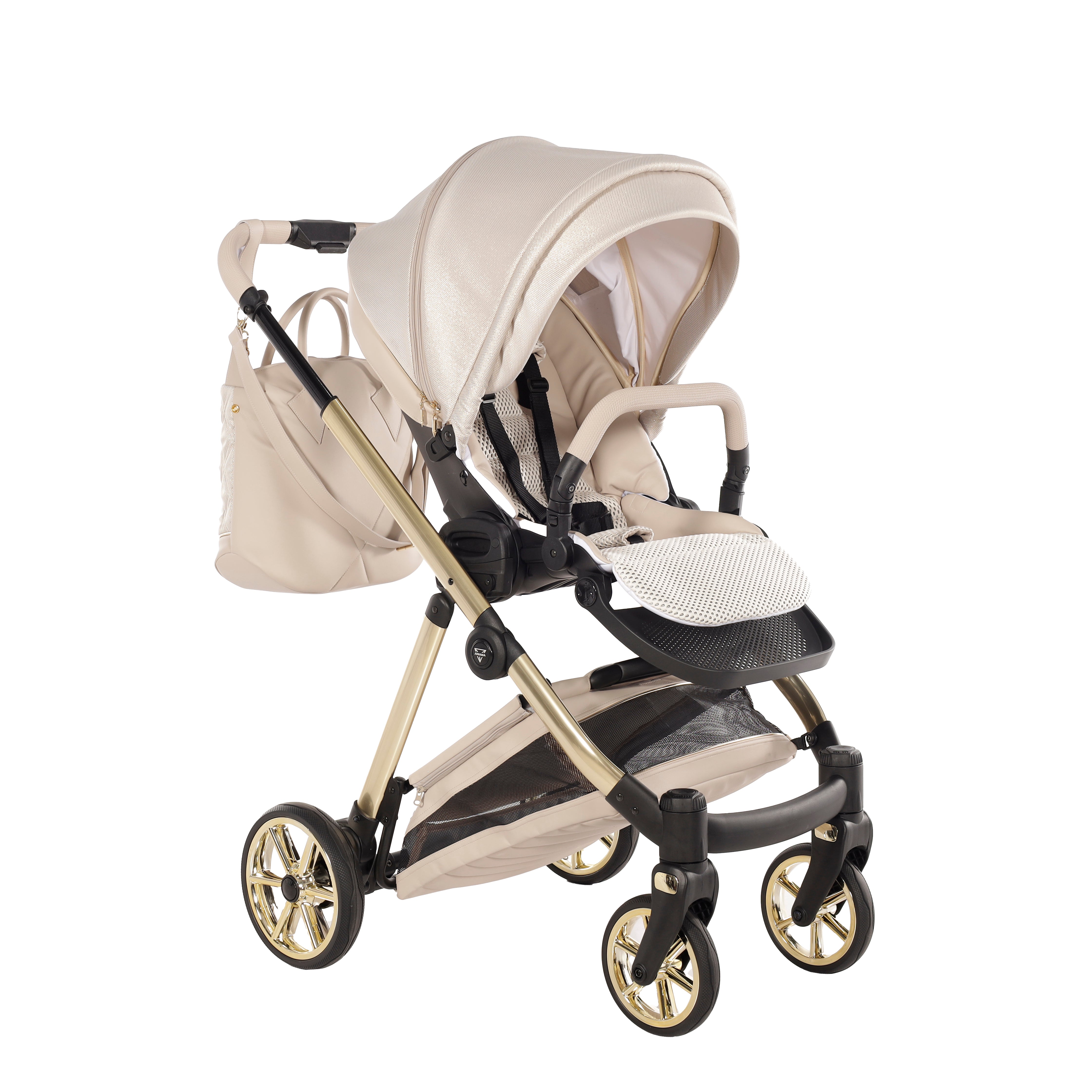 JUNAMA Kombikinderwagen Ellegante Lamé