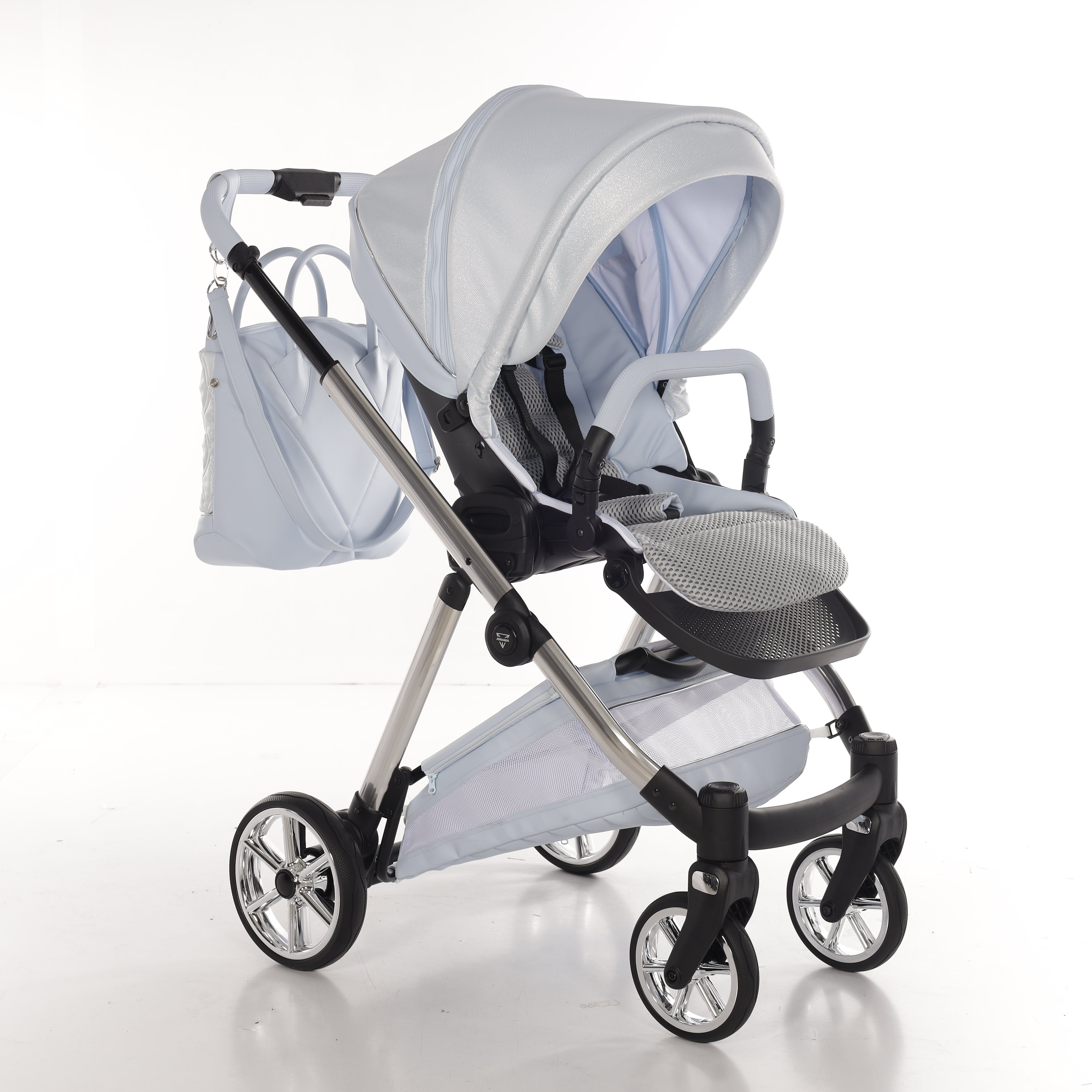 JUNAMA Kombikinderwagen Ellegante Lamé
