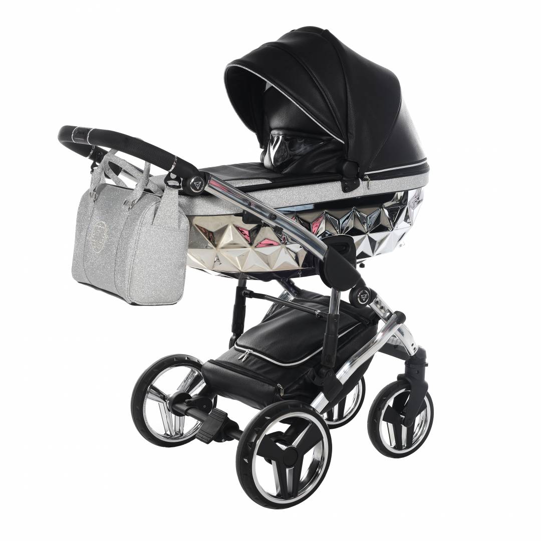 JUNAMA Kombikinderwagen Diamond Hand Craft Glitter