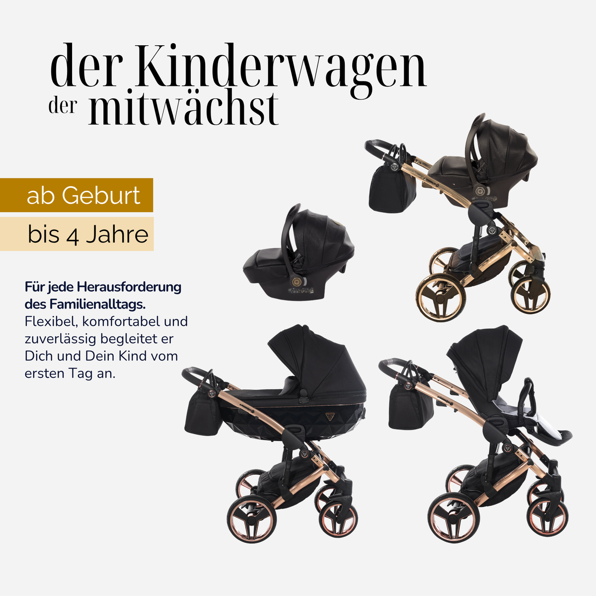 JUNAMA Kombikinderwagen Diamond S-Line
