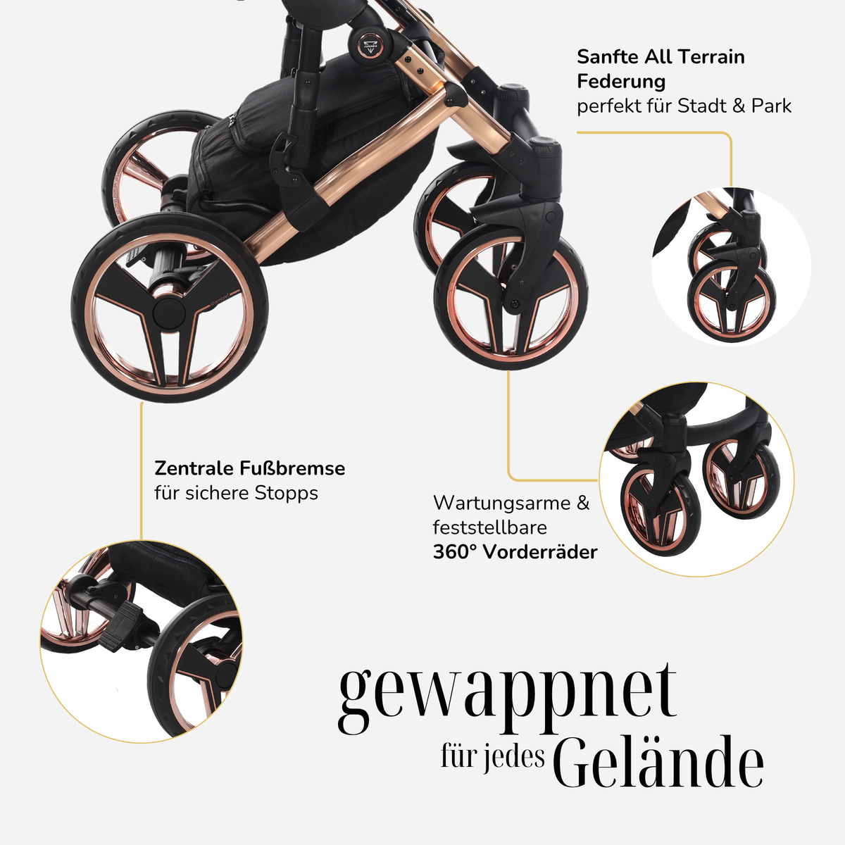JUNAMA Kombikinderwagen Diamond S-Line