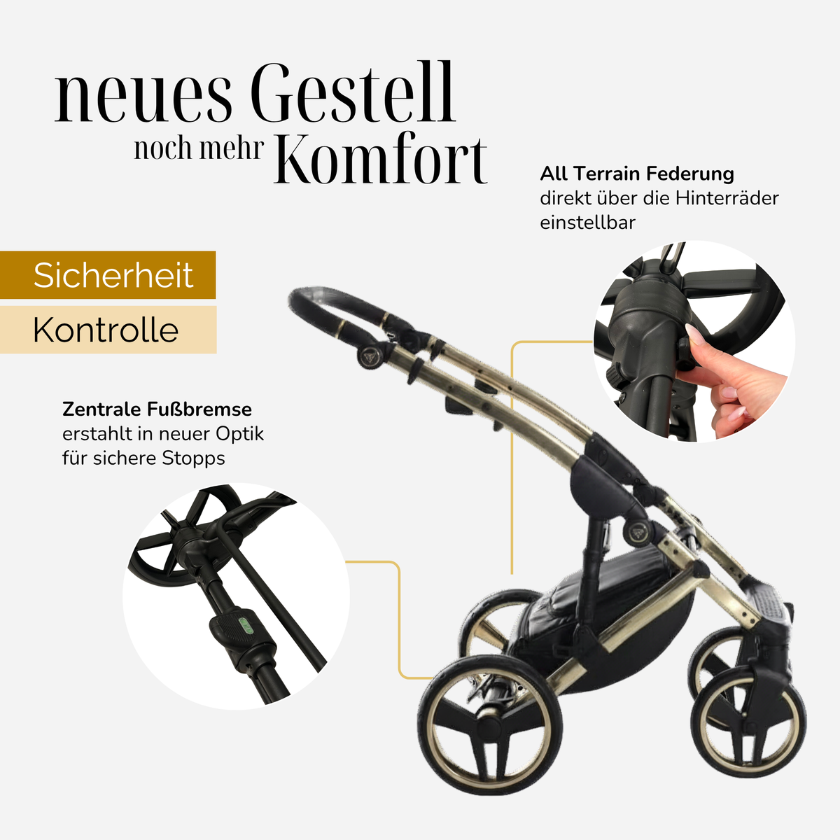 JUNAMA Kombikinderwagen Diamond S-Line
