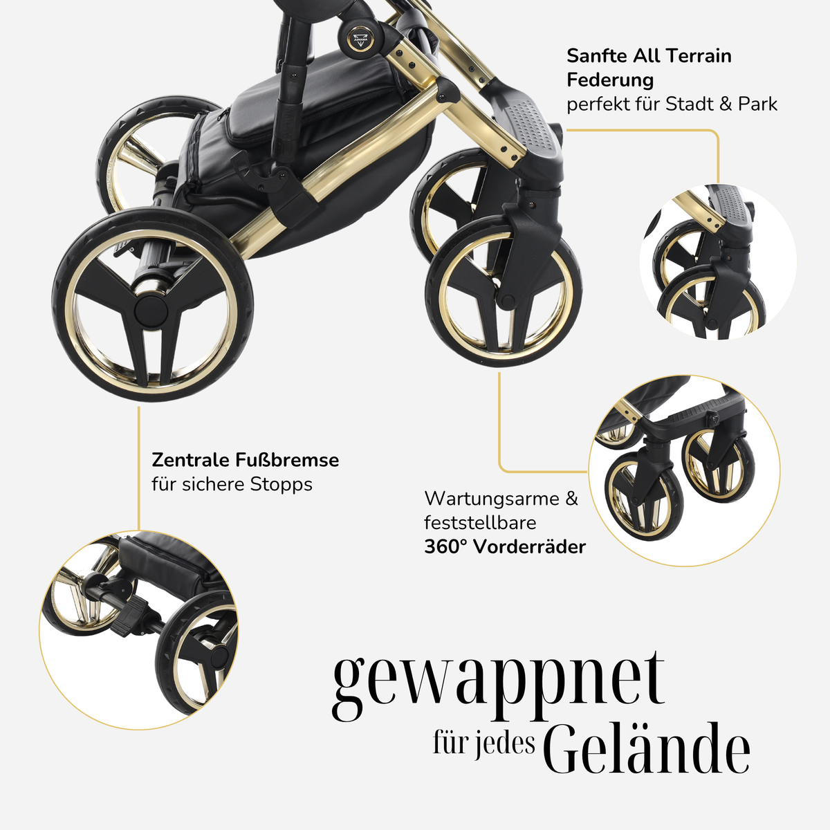 JUNAMA Kombikinderwagen Diamond S-Line